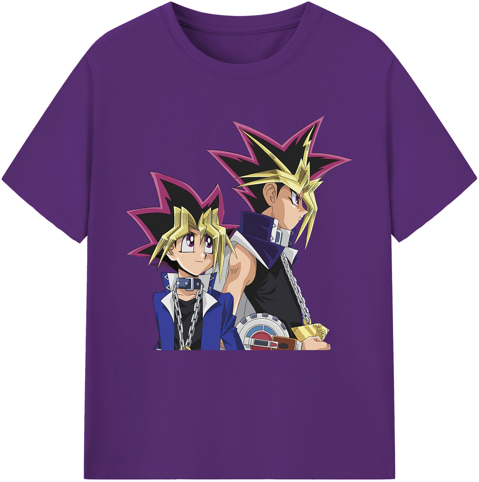 （画像用） 遊☆戯☆王 Yu-Gi-Oh! 綿100％半袖Tシャツ（フロントプリント）