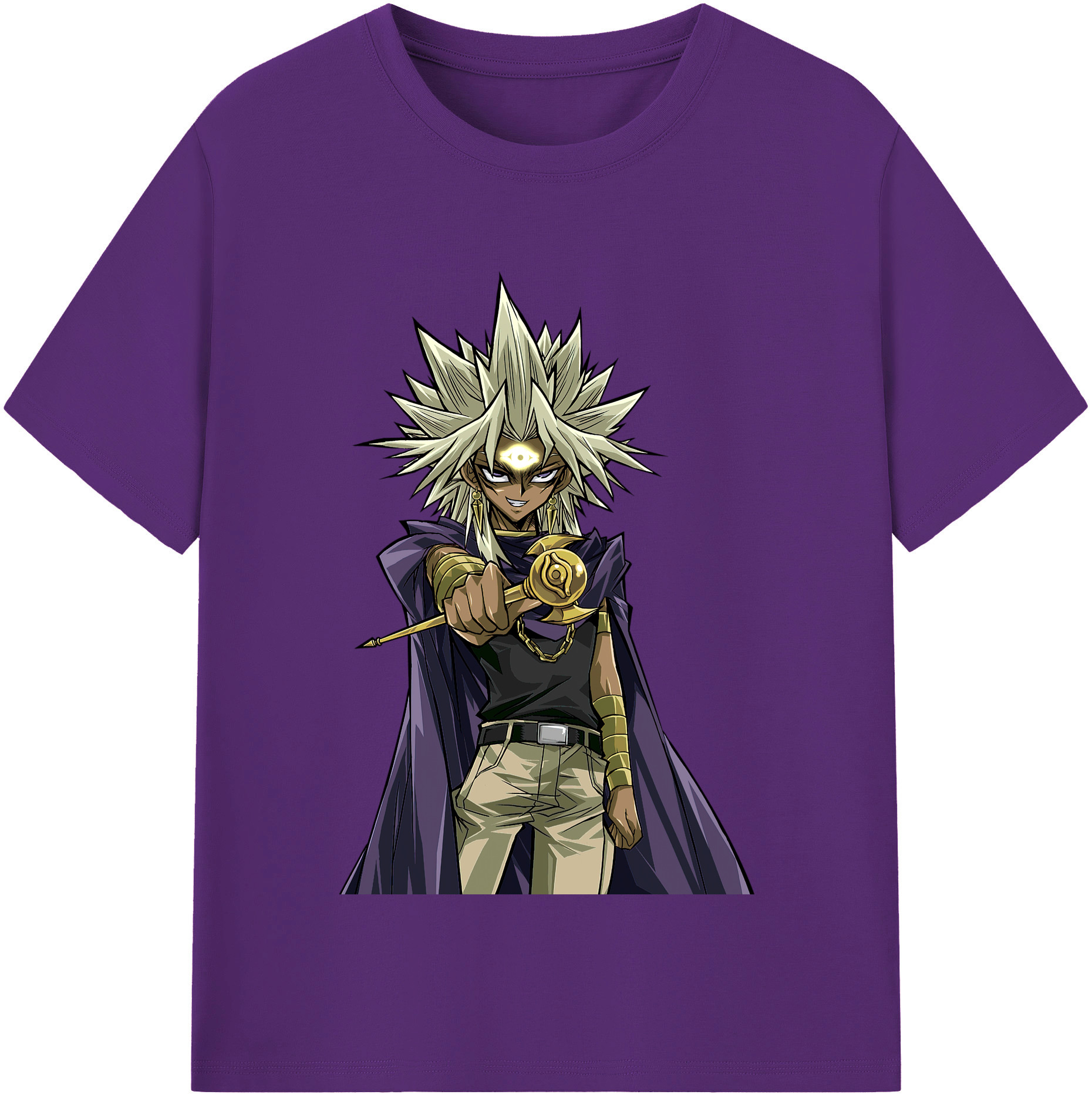 （画像用） 遊☆戯☆王 Yu-Gi-Oh! 綿100％半袖Tシャツ（フロントプリント）