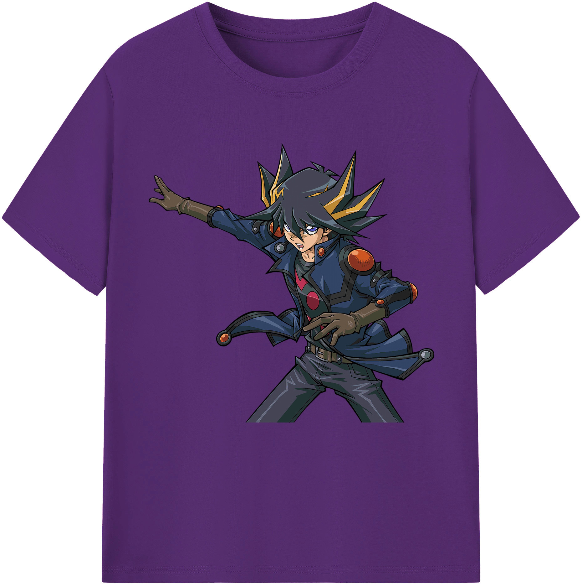 （画像用） 遊☆戯☆王 Yu-Gi-Oh! 綿100％半袖Tシャツ（フロントプリント）