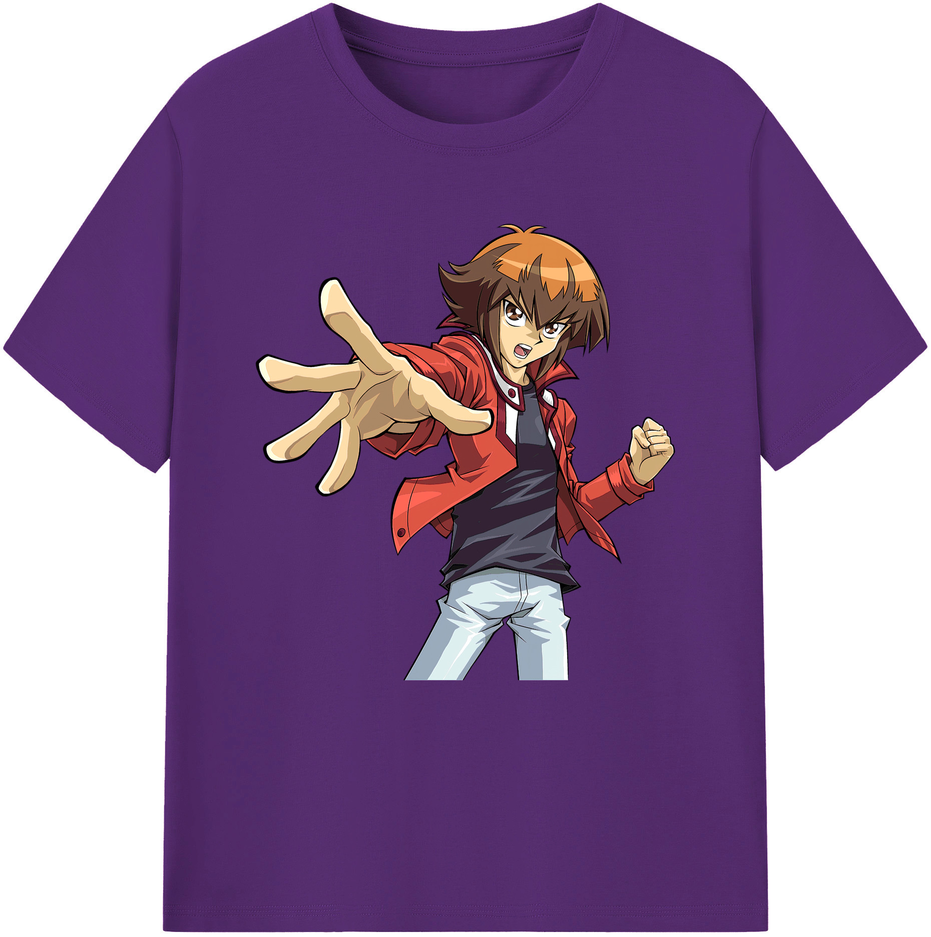 （画像用） 遊☆戯☆王 Yu-Gi-Oh! 綿100％半袖Tシャツ（フロントプリント）