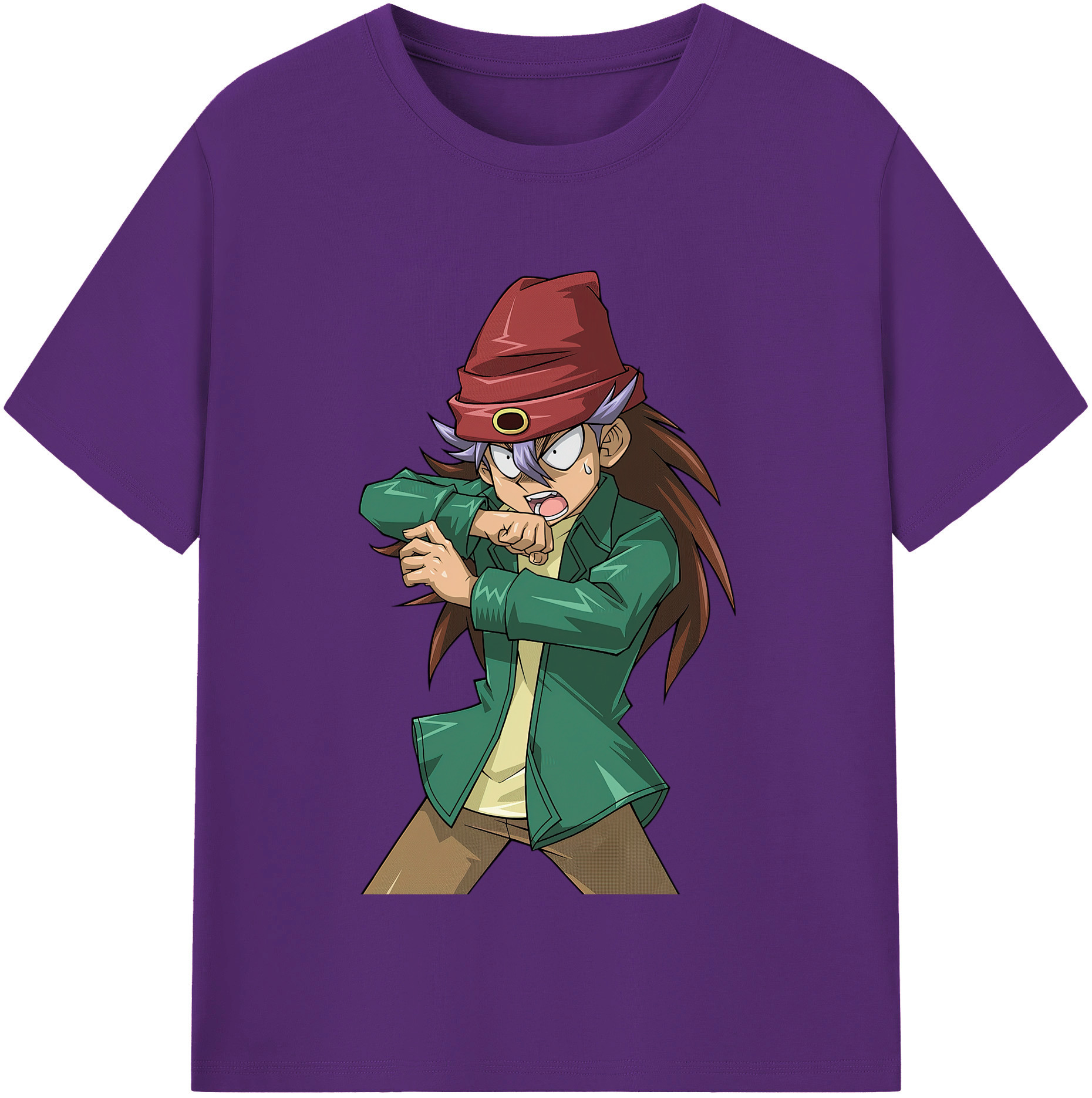 （画像用） 遊☆戯☆王 Yu-Gi-Oh! 綿100％半袖Tシャツ（フロントプリント）
