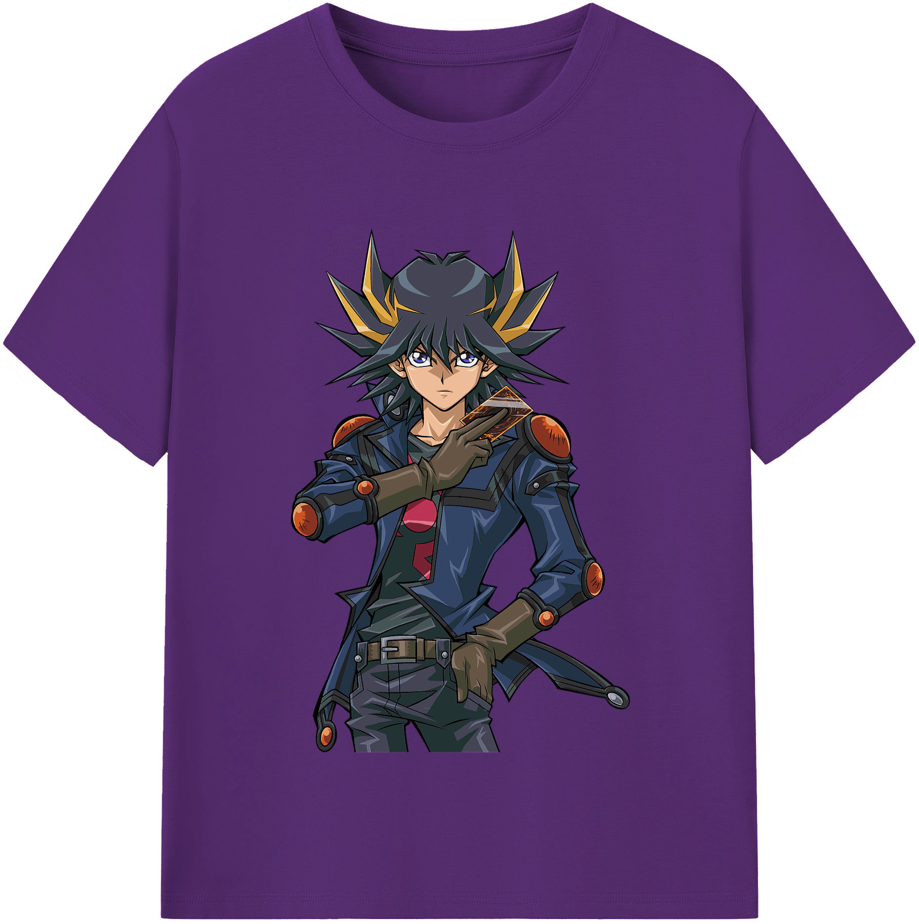 （画像用） 遊☆戯☆王 Yu-Gi-Oh! 綿100％半袖Tシャツ（フロントプリント）