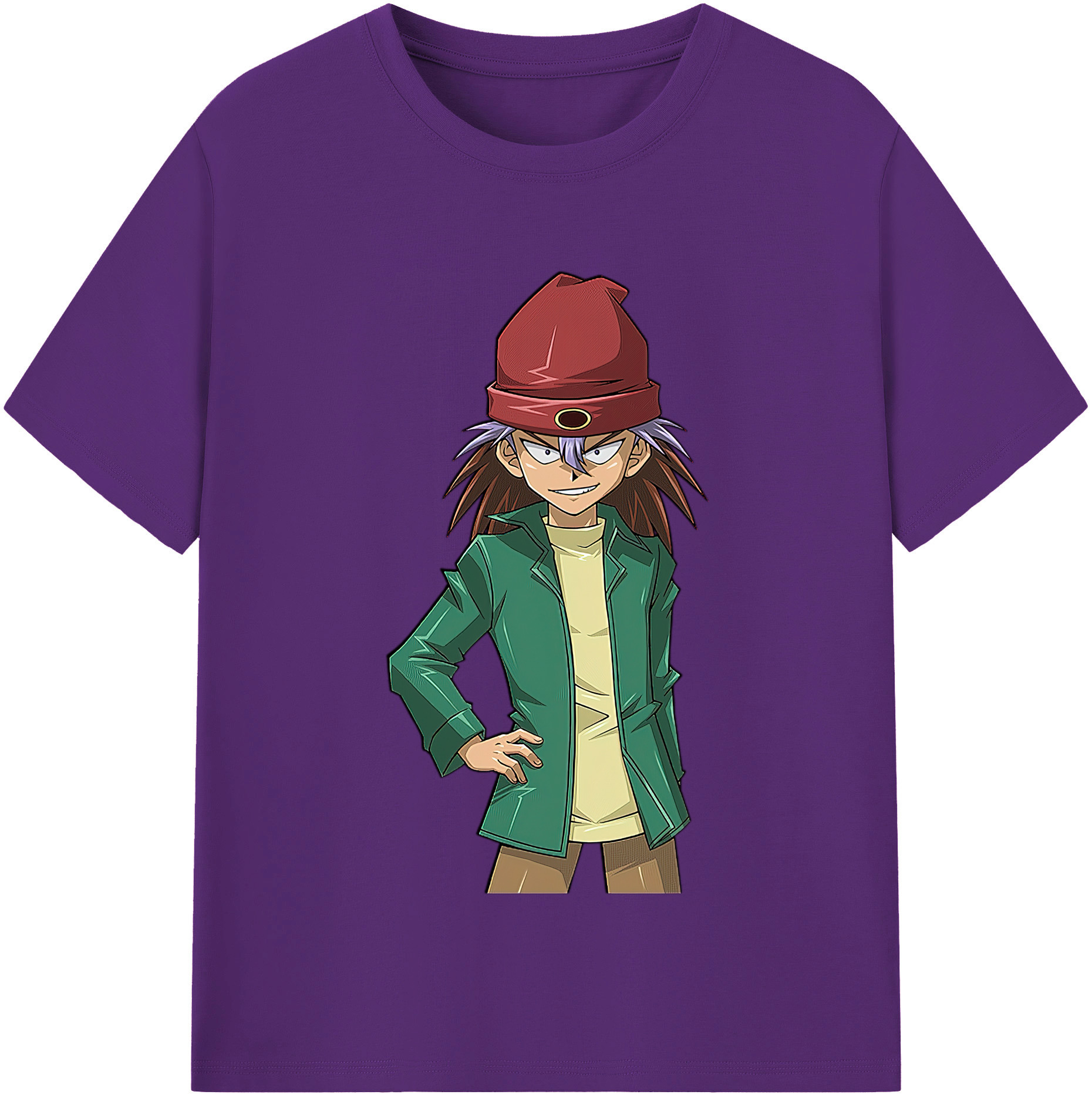 （画像用） 遊☆戯☆王 Yu-Gi-Oh! 綿100％半袖Tシャツ（フロントプリント）