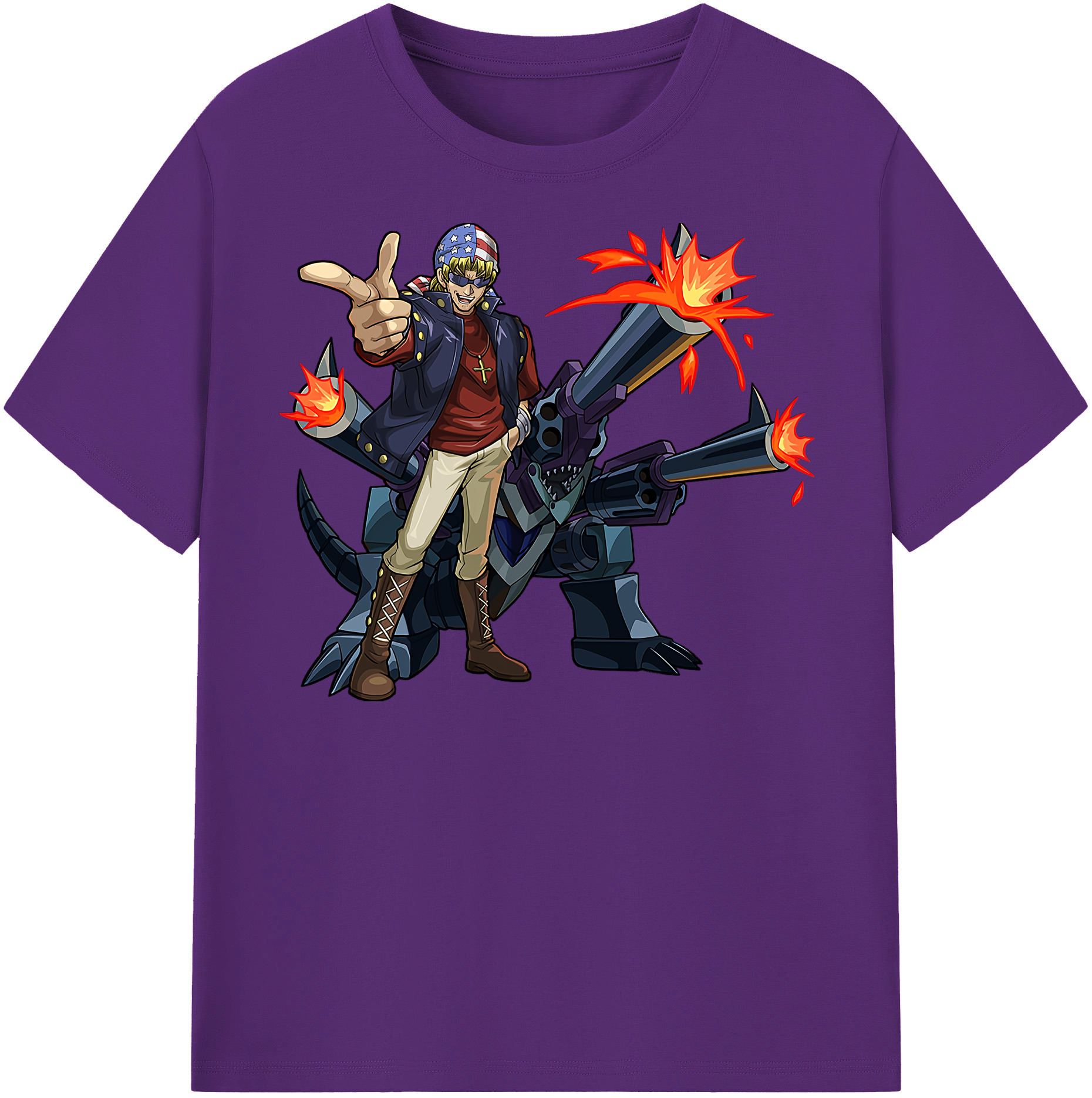 （画像用） 遊☆戯☆王 Yu-Gi-Oh! 綿100％半袖Tシャツ（フロントプリント）