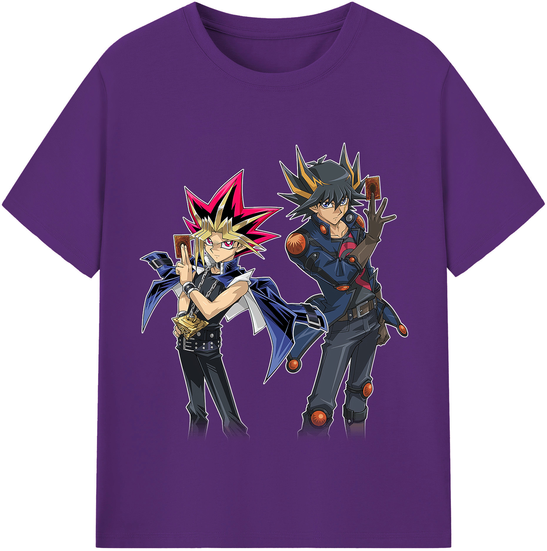 （画像用） 遊☆戯☆王 Yu-Gi-Oh! 綿100％半袖Tシャツ（フロントプリント）