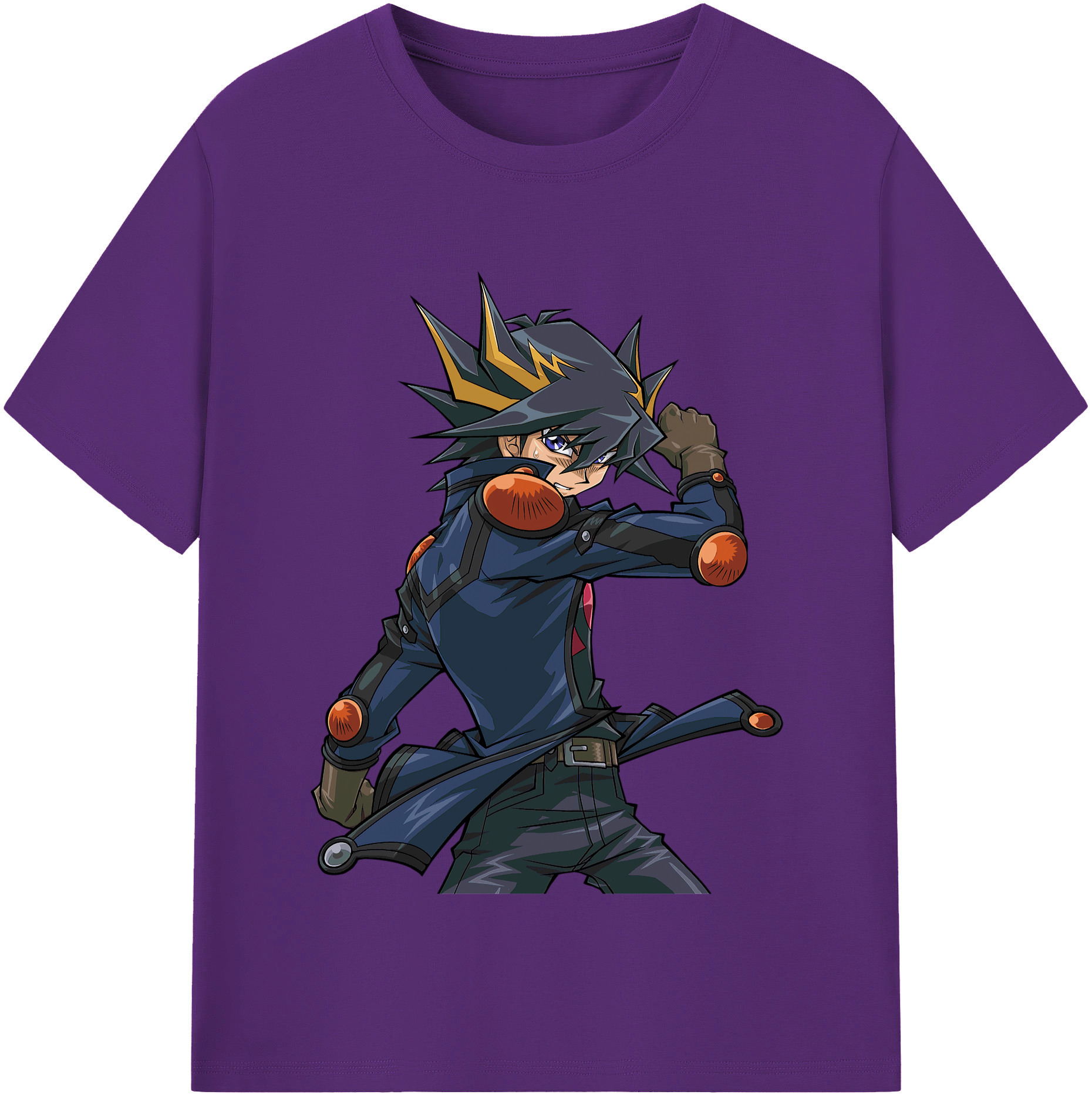 （画像用） 遊☆戯☆王 Yu-Gi-Oh! 綿100％半袖Tシャツ（フロントプリント）