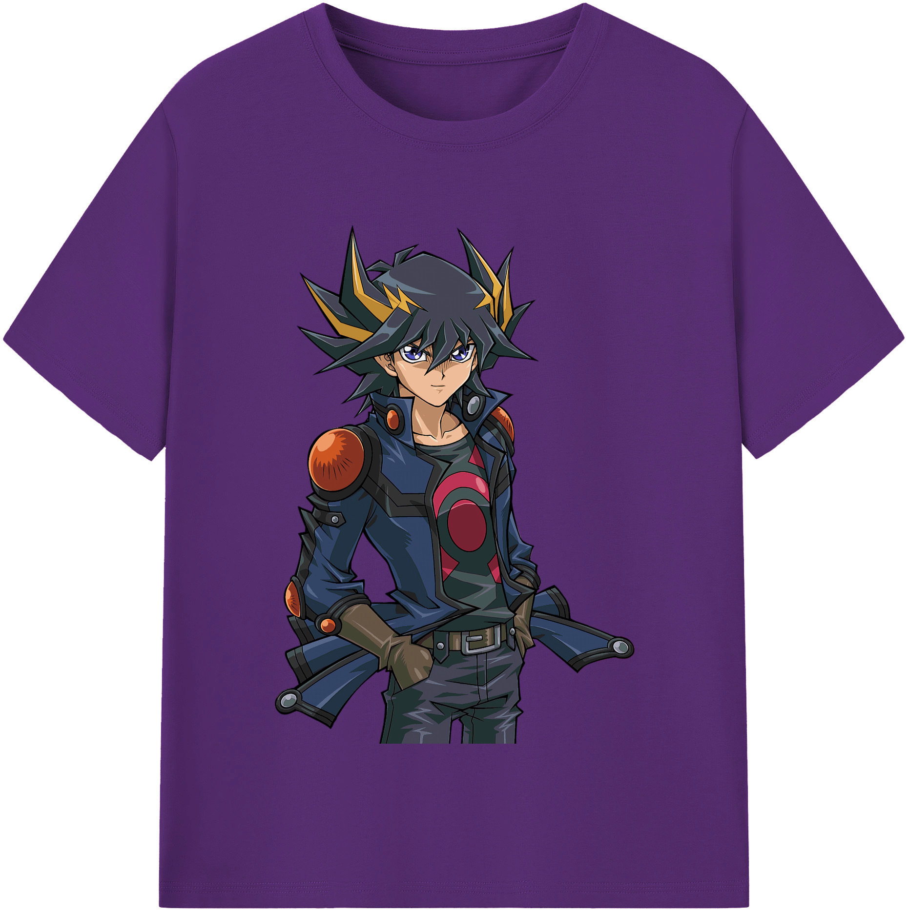 （画像用） 遊☆戯☆王 Yu-Gi-Oh! 綿100％半袖Tシャツ（フロントプリント）