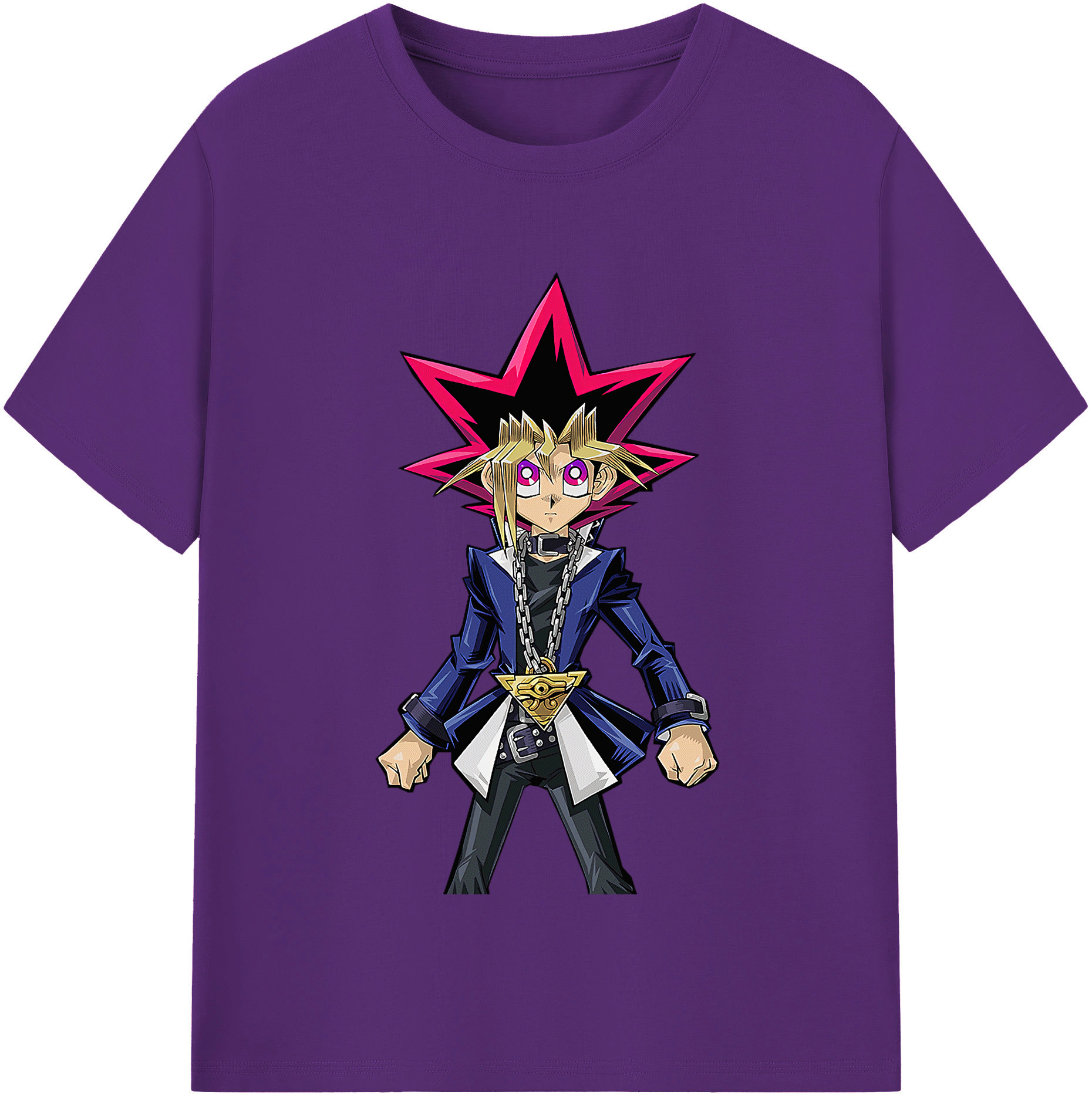 （画像用） 遊☆戯☆王 Yu-Gi-Oh! 綿100％半袖Tシャツ（フロントプリント）