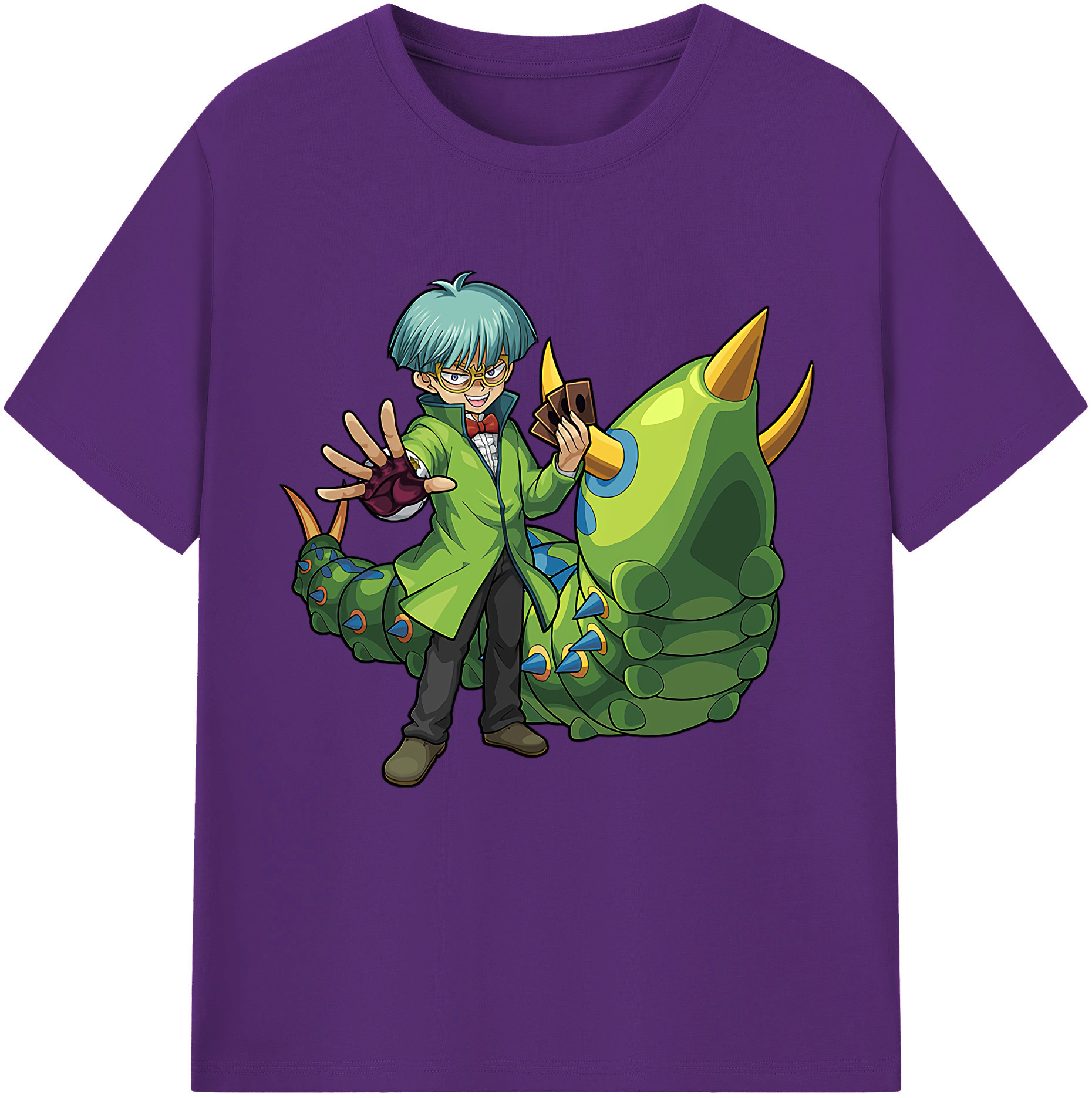 （画像用） 遊☆戯☆王 Yu-Gi-Oh! 綿100％半袖Tシャツ（フロントプリント）