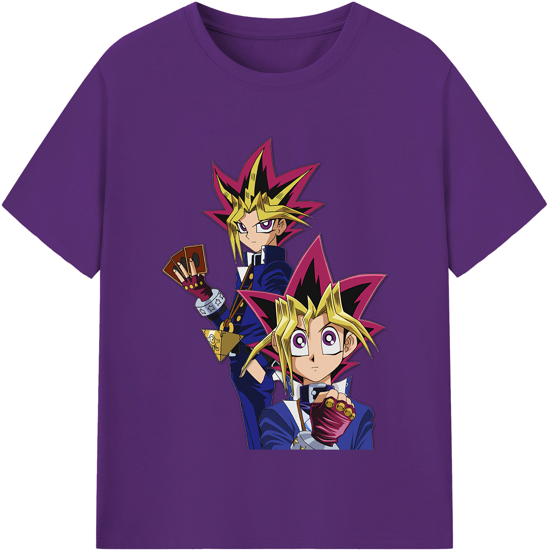 （画像用） 遊☆戯☆王 Yu-Gi-Oh! 綿100％半袖Tシャツ（フロントプリント）
