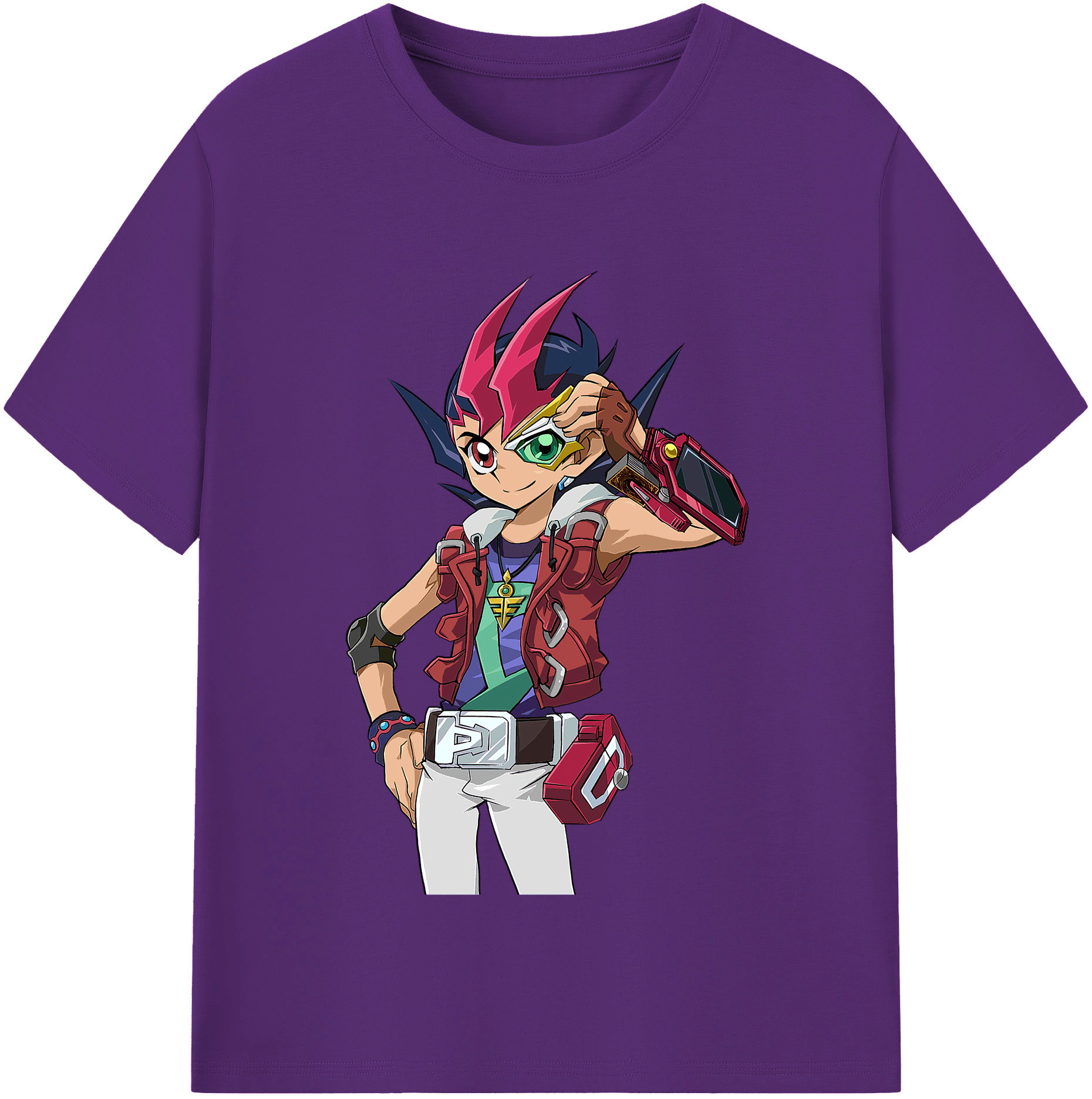 （画像用） 遊☆戯☆王 Yu-Gi-Oh! 綿100％半袖Tシャツ（フロントプリント）