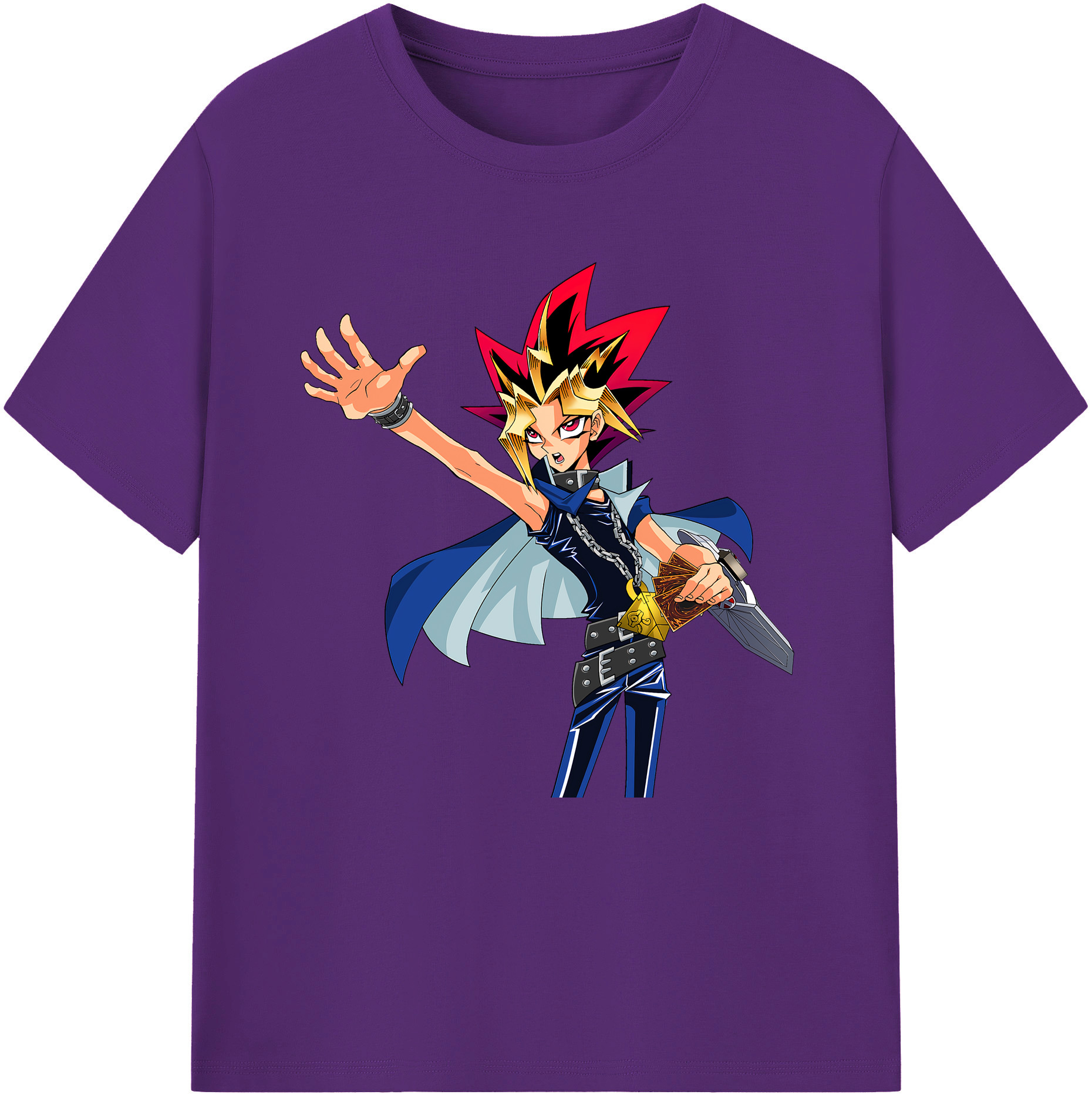 （画像用） 遊☆戯☆王 Yu-Gi-Oh! 綿100％半袖Tシャツ（フロントプリント）