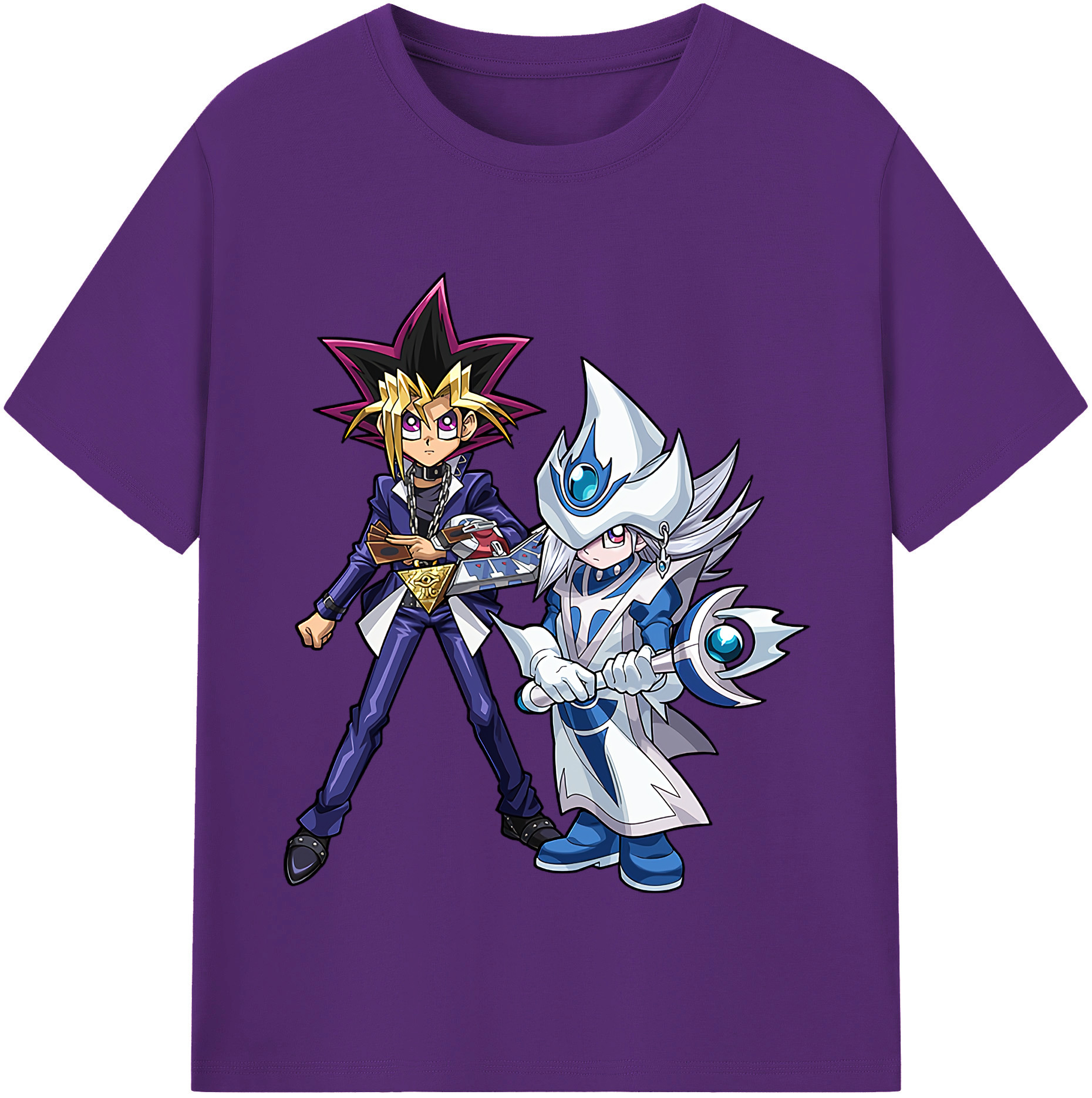 （画像用） 遊☆戯☆王 Yu-Gi-Oh! 綿100％半袖Tシャツ（フロントプリント）