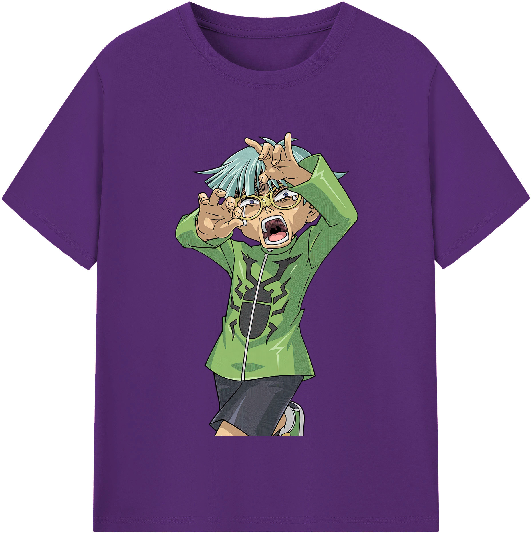 （画像用） 遊☆戯☆王 Yu-Gi-Oh! 綿100％半袖Tシャツ（フロントプリント）