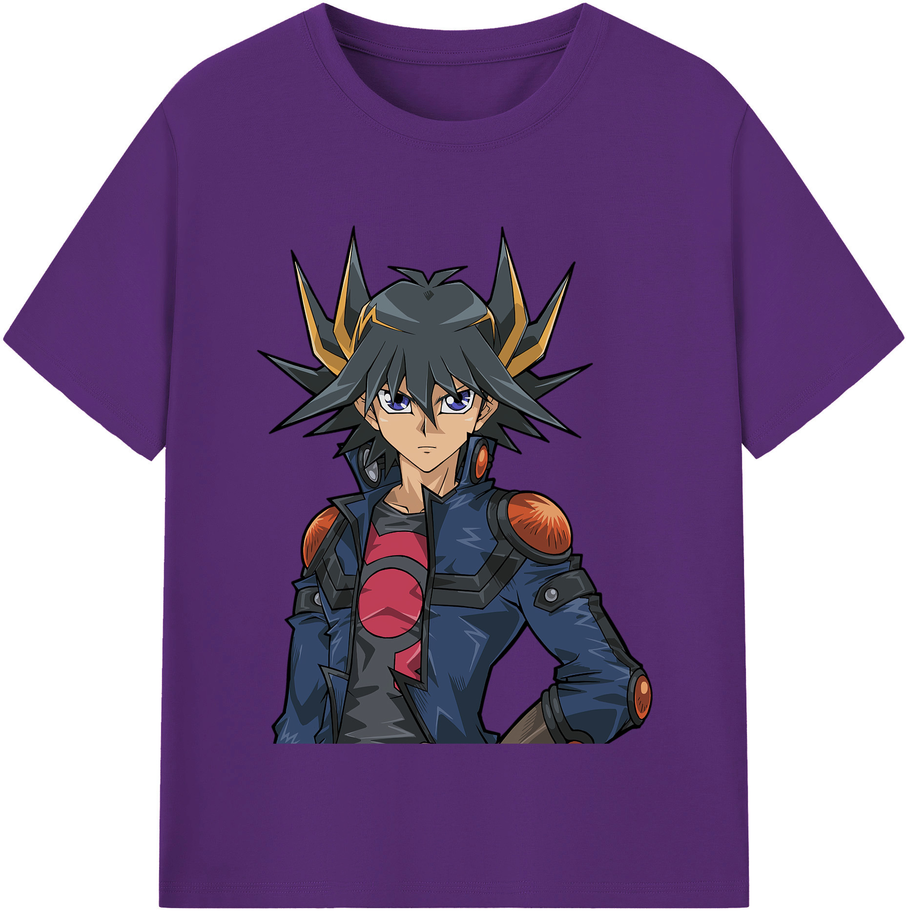 （画像用） 遊☆戯☆王 Yu-Gi-Oh! 綿100％半袖Tシャツ（フロントプリント）