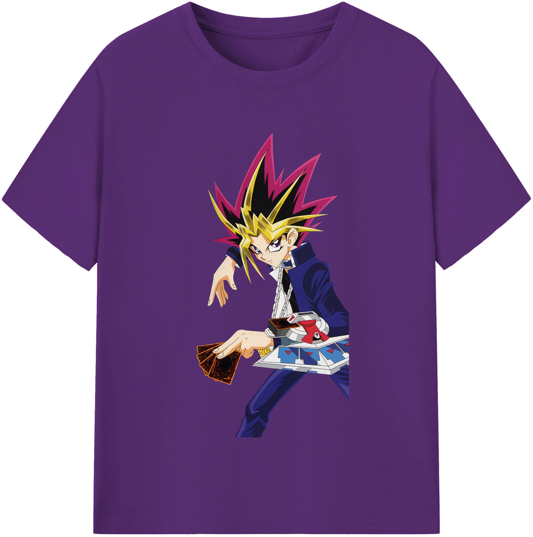 （画像用） 遊☆戯☆王 Yu-Gi-Oh! 綿100％半袖Tシャツ（フロントプリント）