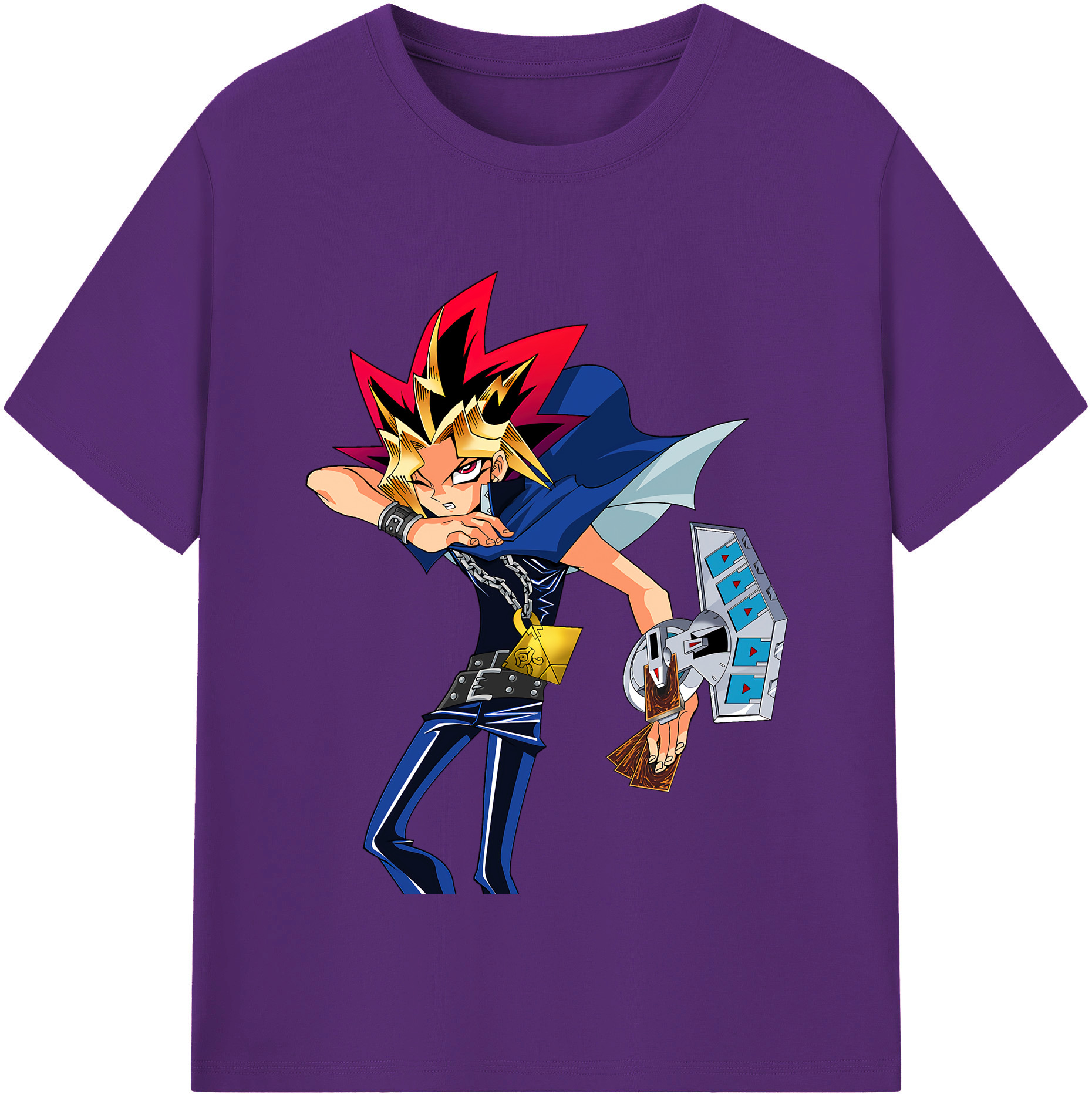 （画像用） 遊☆戯☆王 Yu-Gi-Oh! 綿100％半袖Tシャツ（フロントプリント）