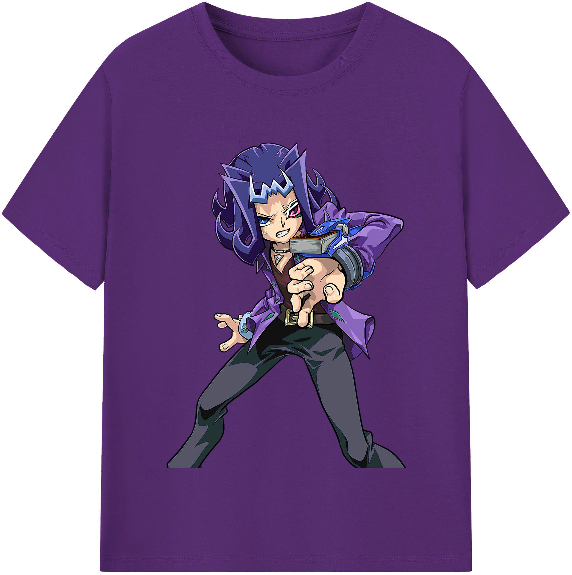 （画像用） 遊☆戯☆王 Yu-Gi-Oh! 綿100％半袖Tシャツ（フロントプリント）