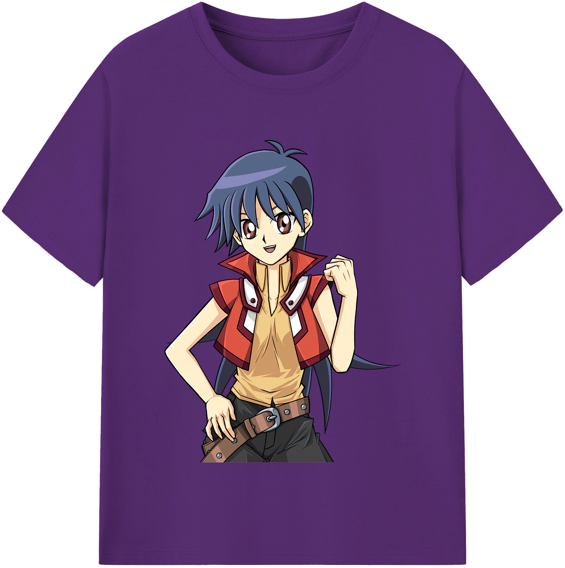 （画像用） 遊☆戯☆王 Yu-Gi-Oh! 綿100％半袖Tシャツ（フロントプリント）