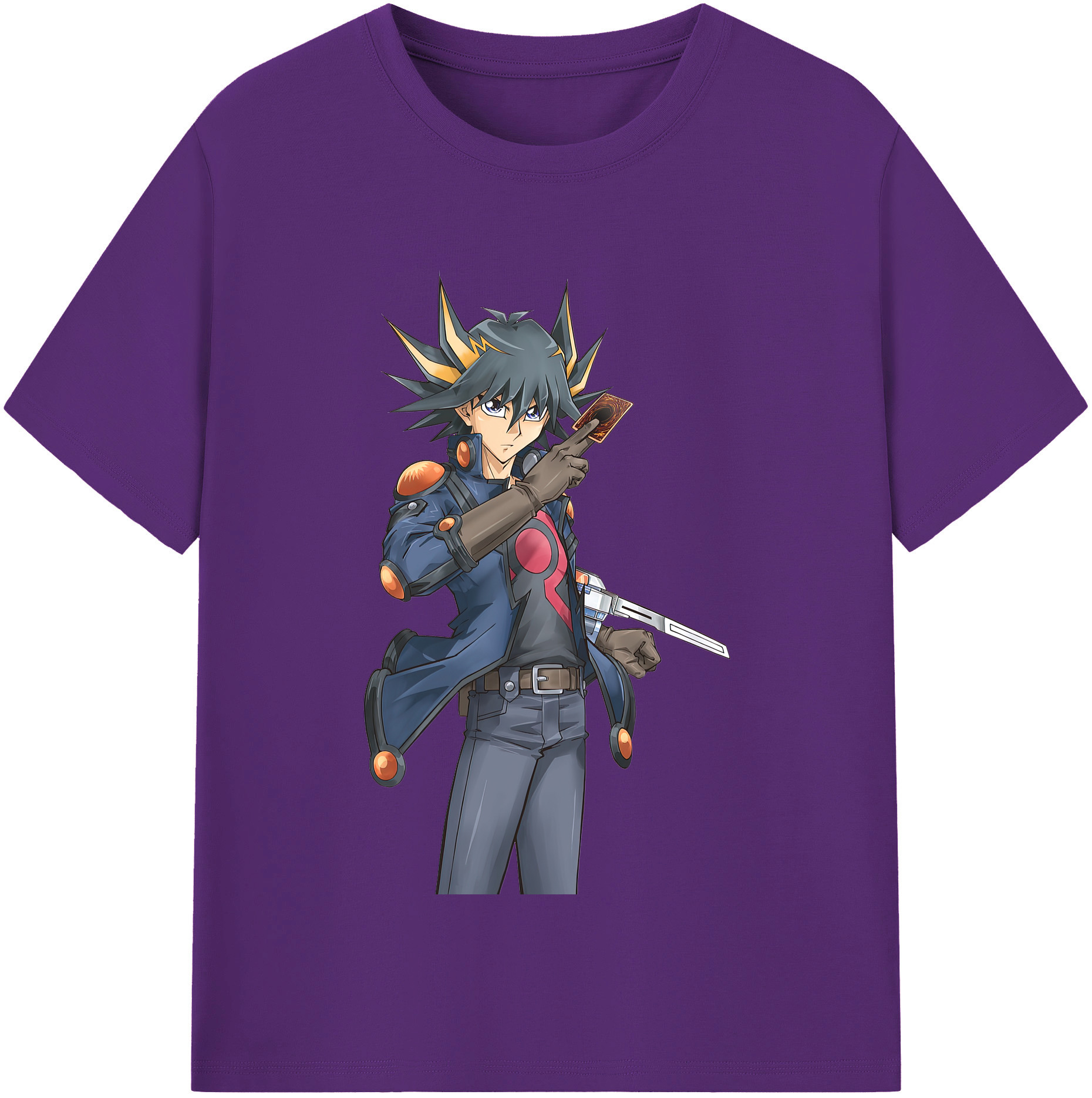 （画像用） 遊☆戯☆王 Yu-Gi-Oh! 綿100％半袖Tシャツ（フロントプリント）