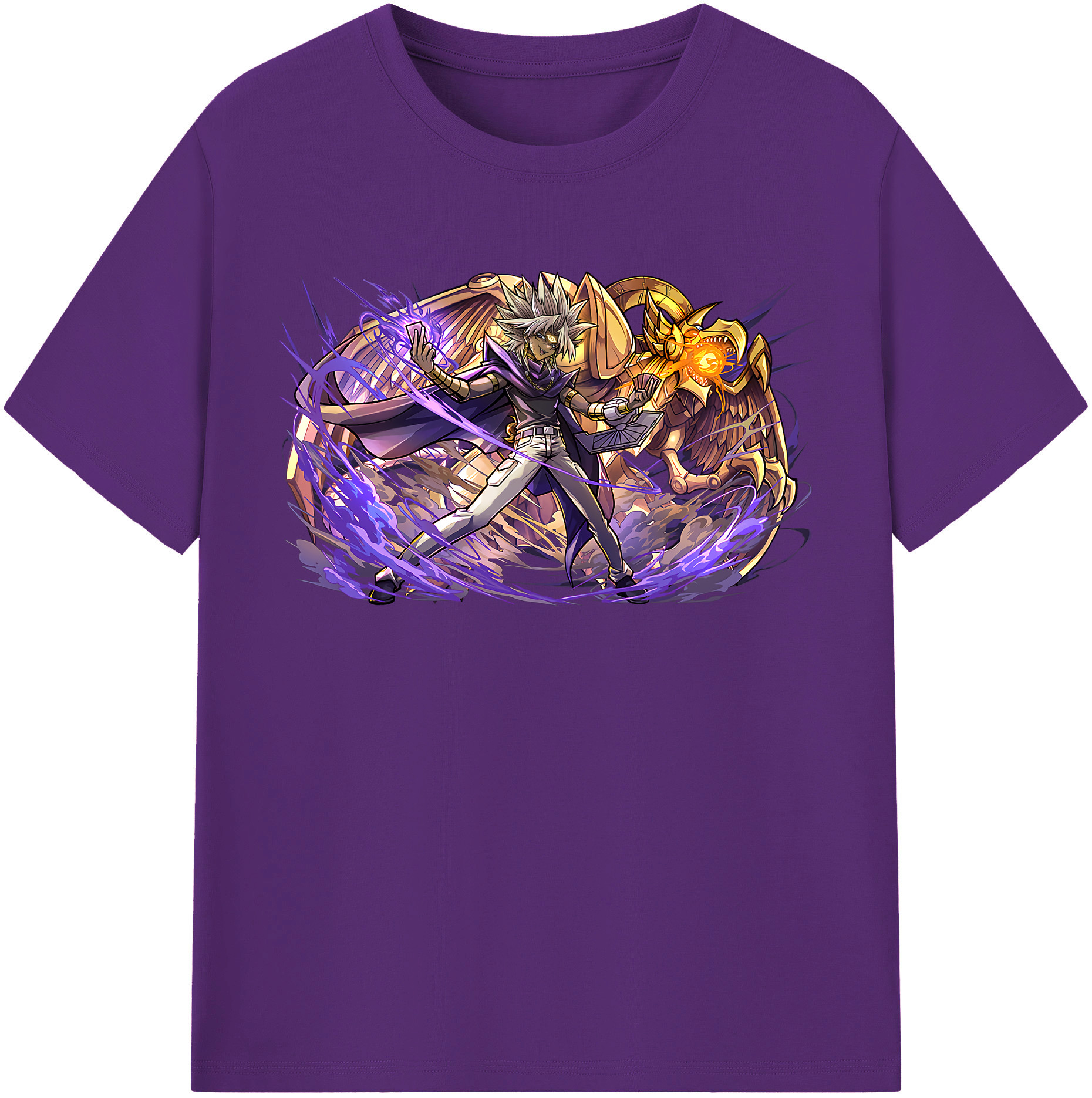 （画像用） 遊☆戯☆王 Yu-Gi-Oh! 綿100％半袖Tシャツ（フロントプリント）