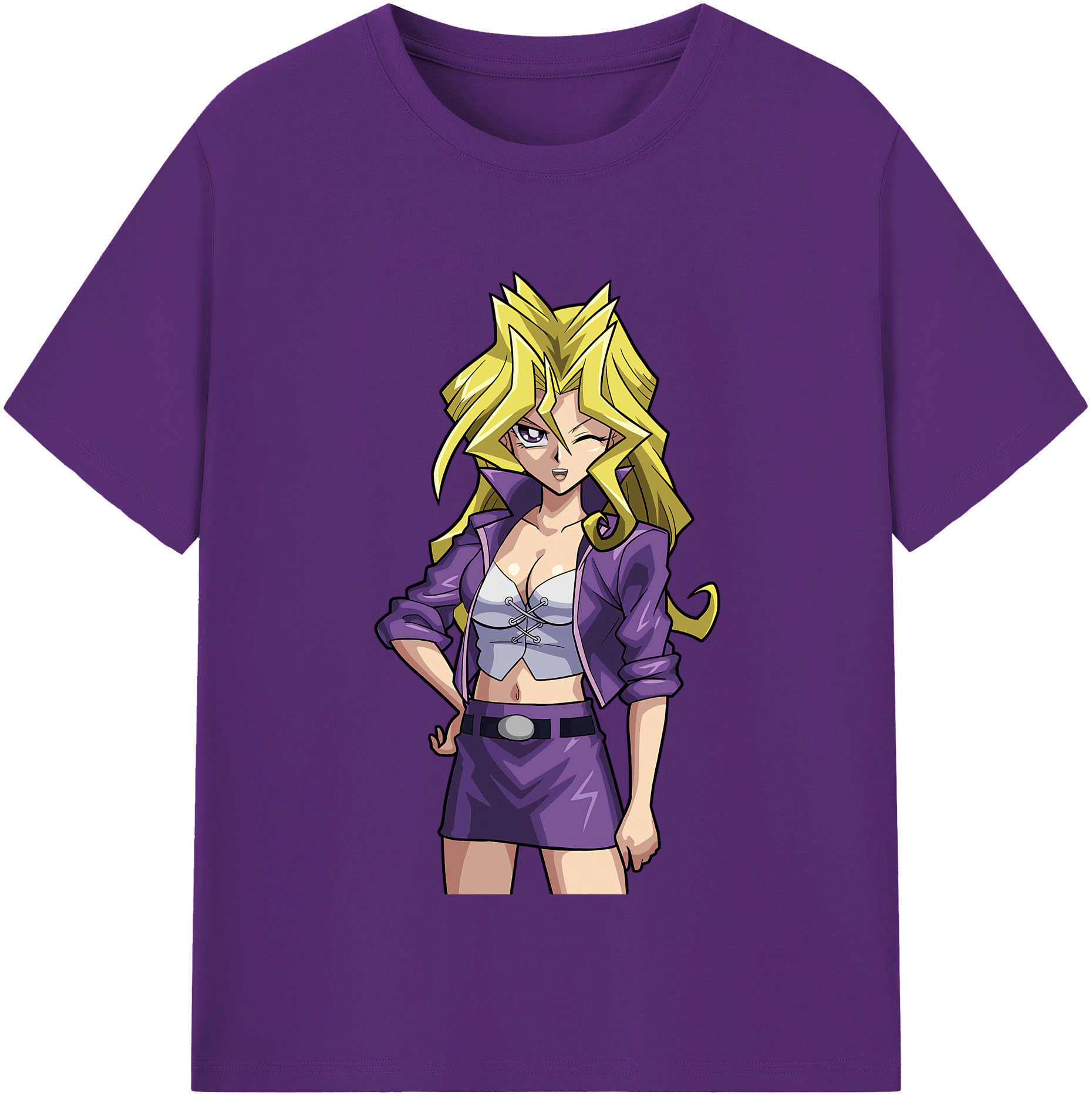 （画像用） 遊☆戯☆王 Yu-Gi-Oh! 綿100％半袖Tシャツ（フロントプリント）