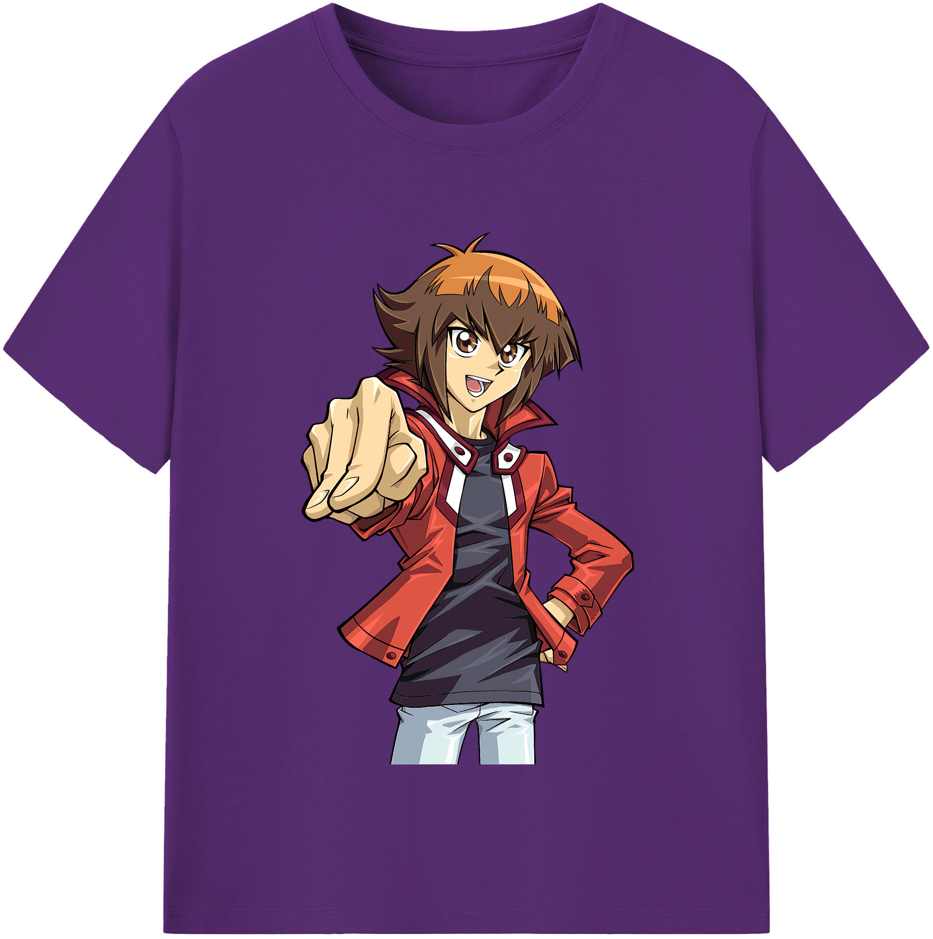 （画像用） 遊☆戯☆王 Yu-Gi-Oh! 綿100％半袖Tシャツ（フロントプリント）