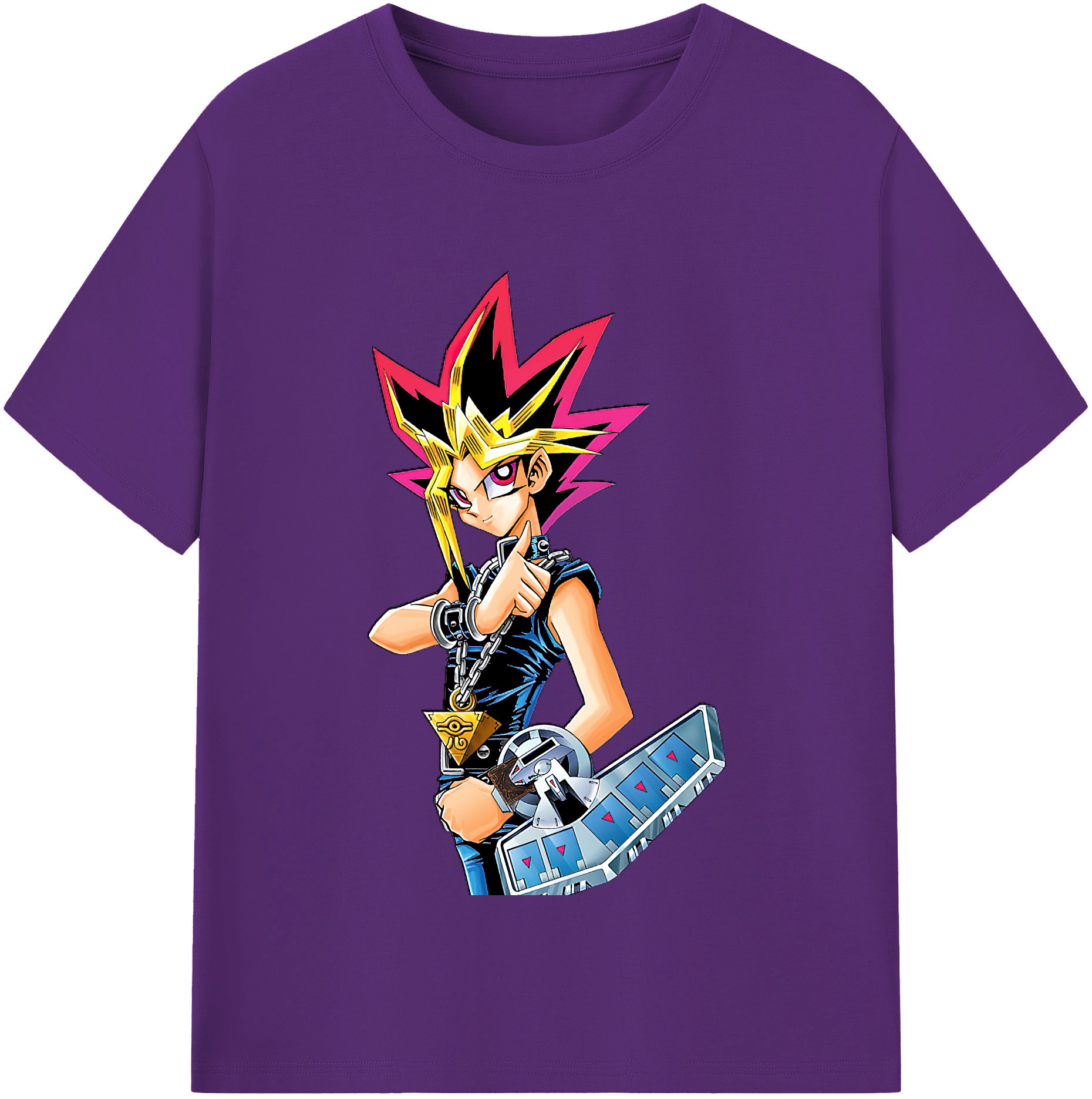 （画像用） 遊☆戯☆王 Yu-Gi-Oh! 綿100％半袖Tシャツ（フロントプリント）