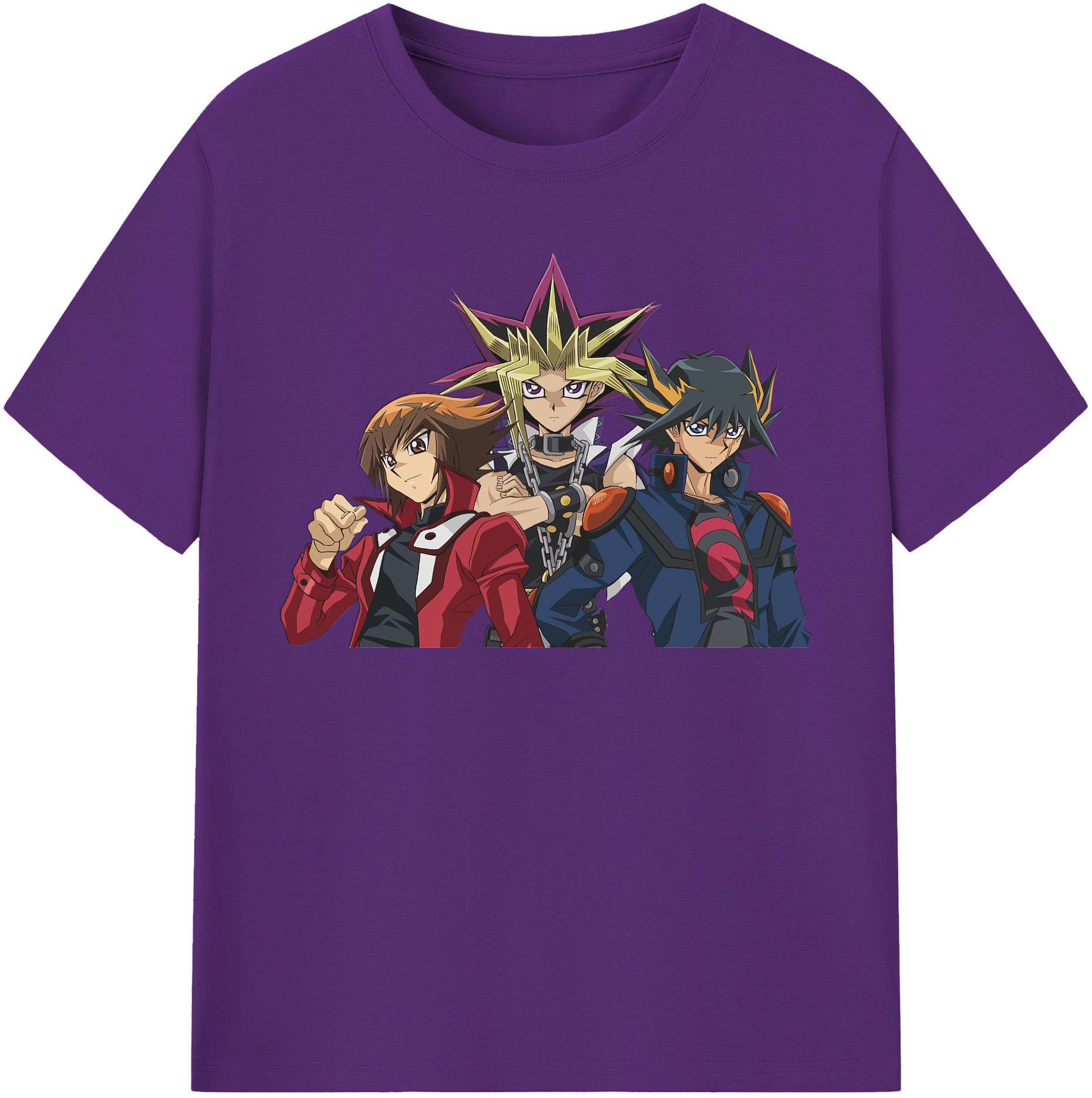 （画像用） 遊☆戯☆王 Yu-Gi-Oh! 綿100％半袖Tシャツ（フロントプリント）