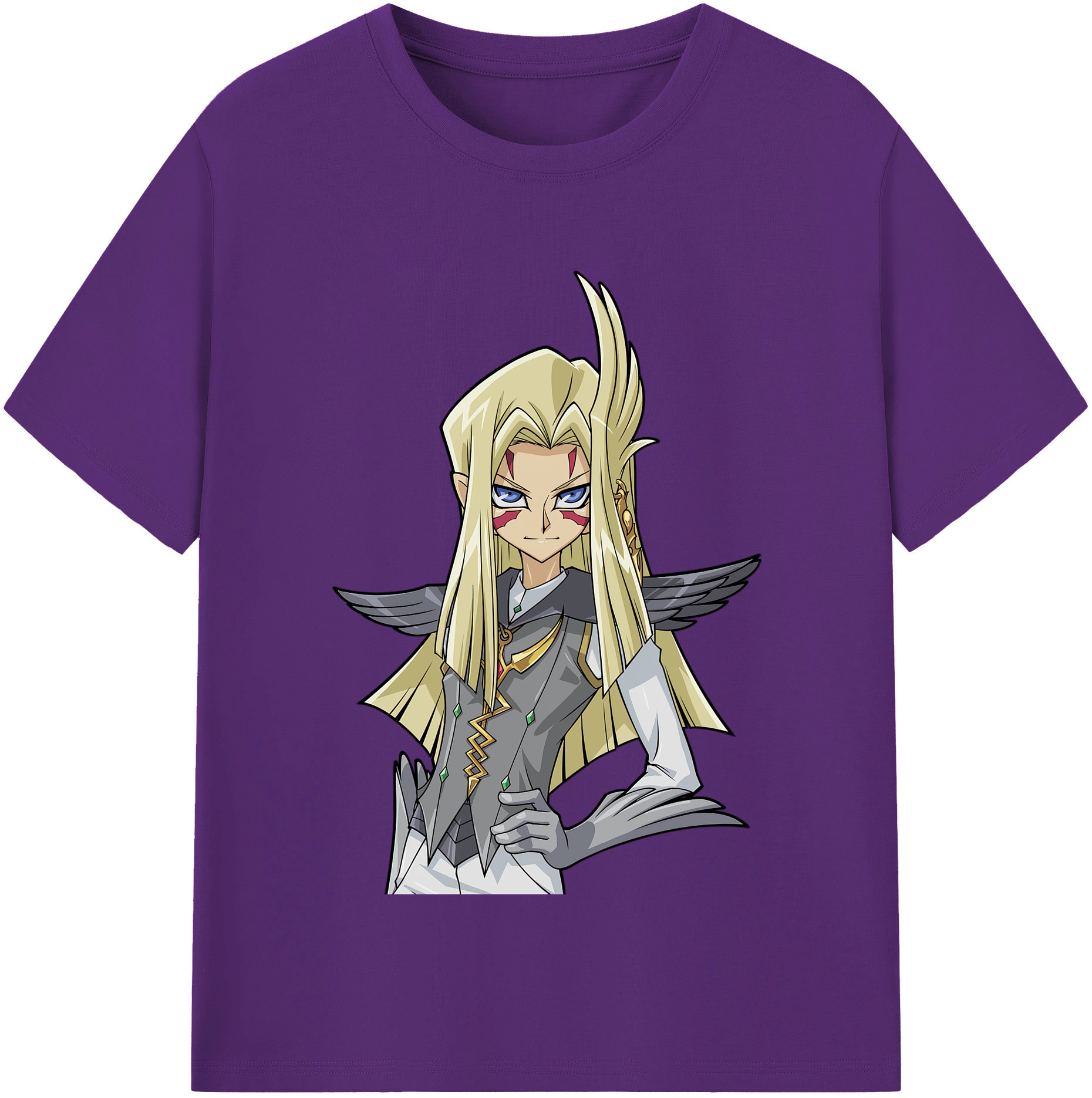 （画像用） 遊☆戯☆王 Yu-Gi-Oh! 綿100％半袖Tシャツ（フロントプリント）