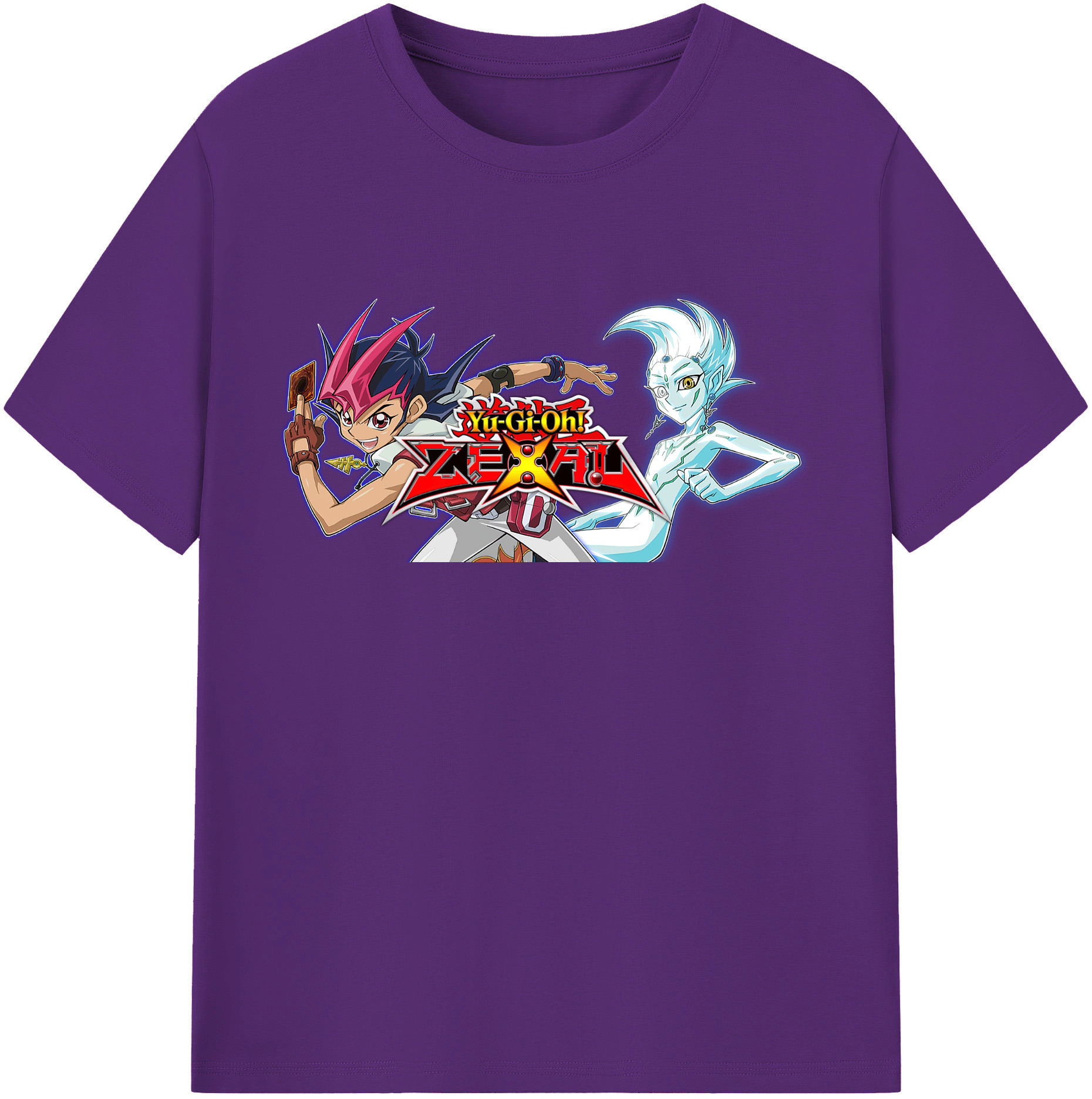 （画像用） 遊☆戯☆王 Yu-Gi-Oh! 綿100％半袖Tシャツ（フロントプリント）