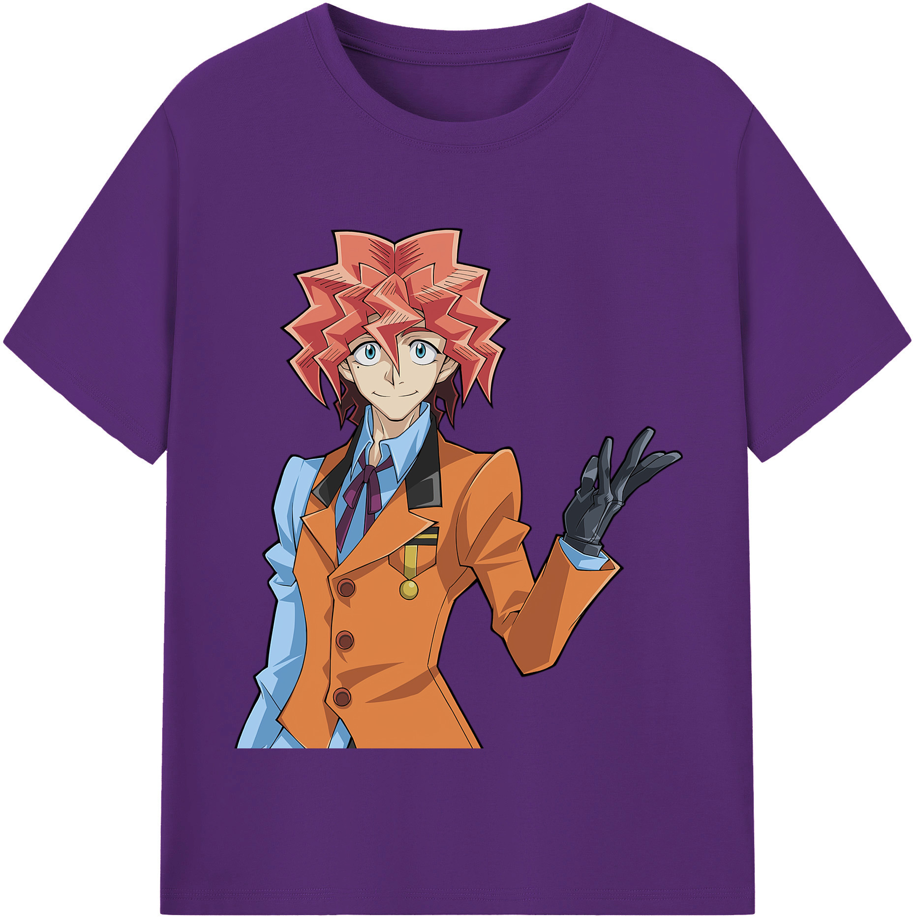 （画像用） 遊☆戯☆王 Yu-Gi-Oh! 綿100％半袖Tシャツ（フロントプリント）