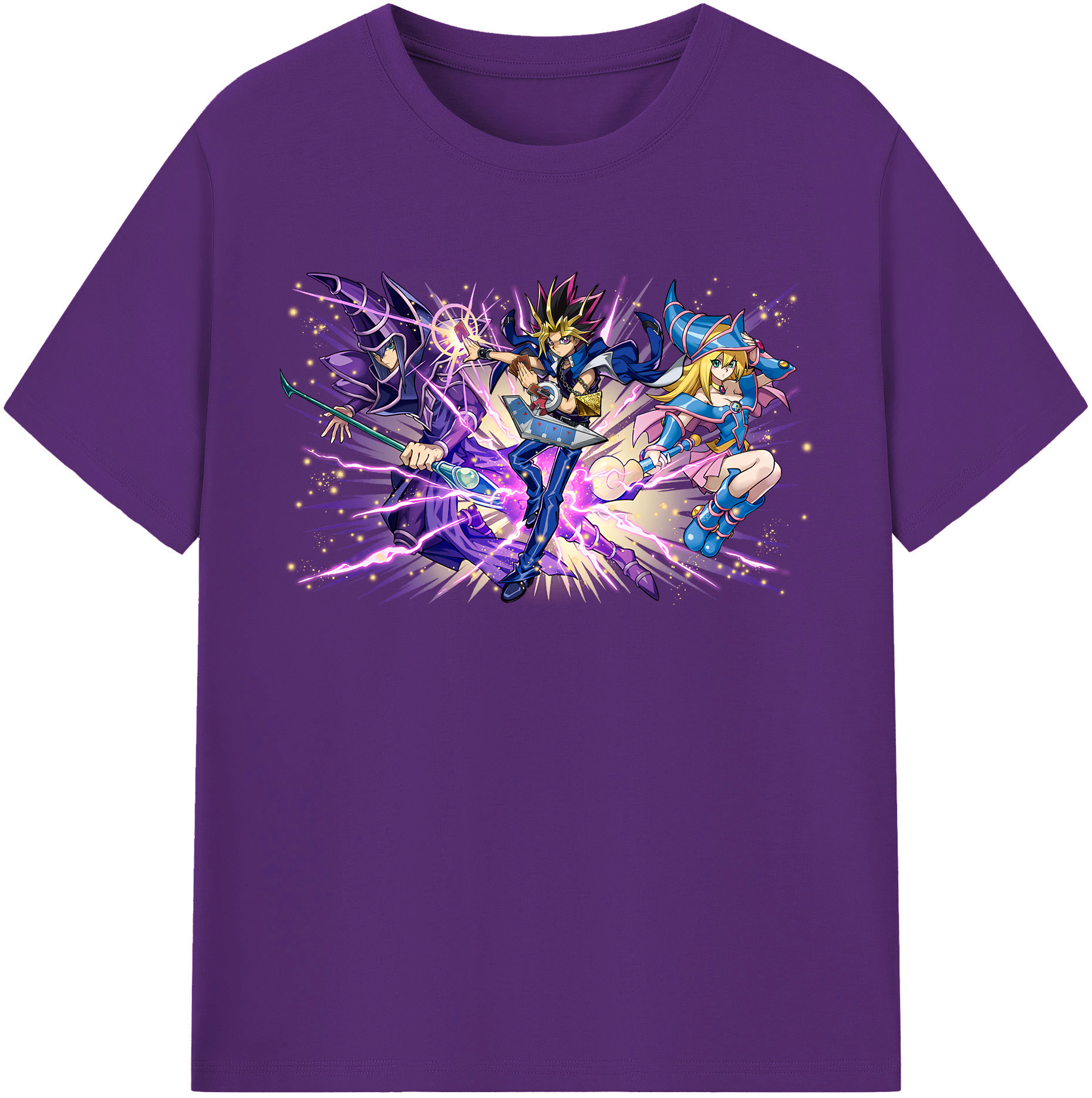 （画像用） 遊☆戯☆王 Yu-Gi-Oh! 綿100％半袖Tシャツ（フロントプリント）