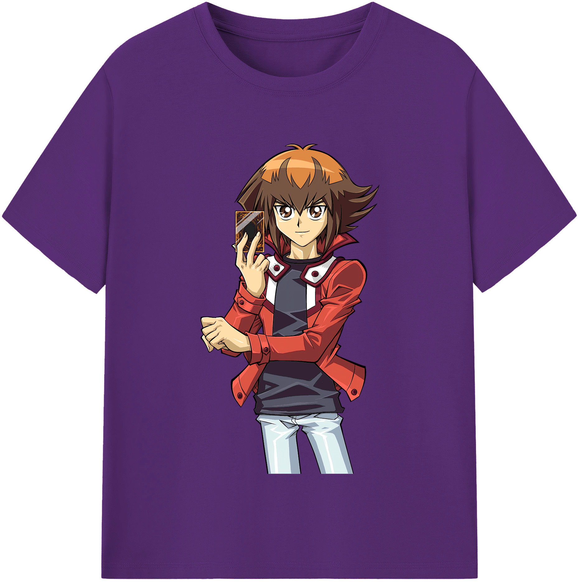 （画像用） 遊☆戯☆王 Yu-Gi-Oh! 綿100％半袖Tシャツ（フロントプリント）
