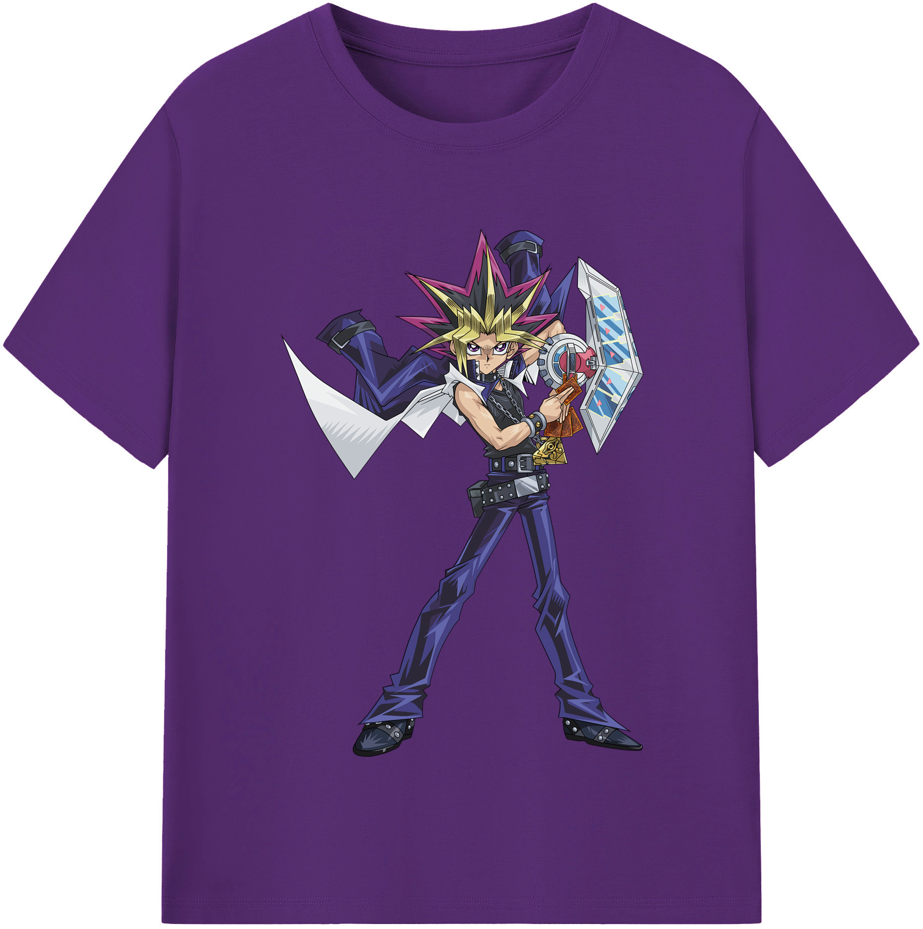 （画像用） 遊☆戯☆王 Yu-Gi-Oh! 綿100％半袖Tシャツ（フロントプリント）