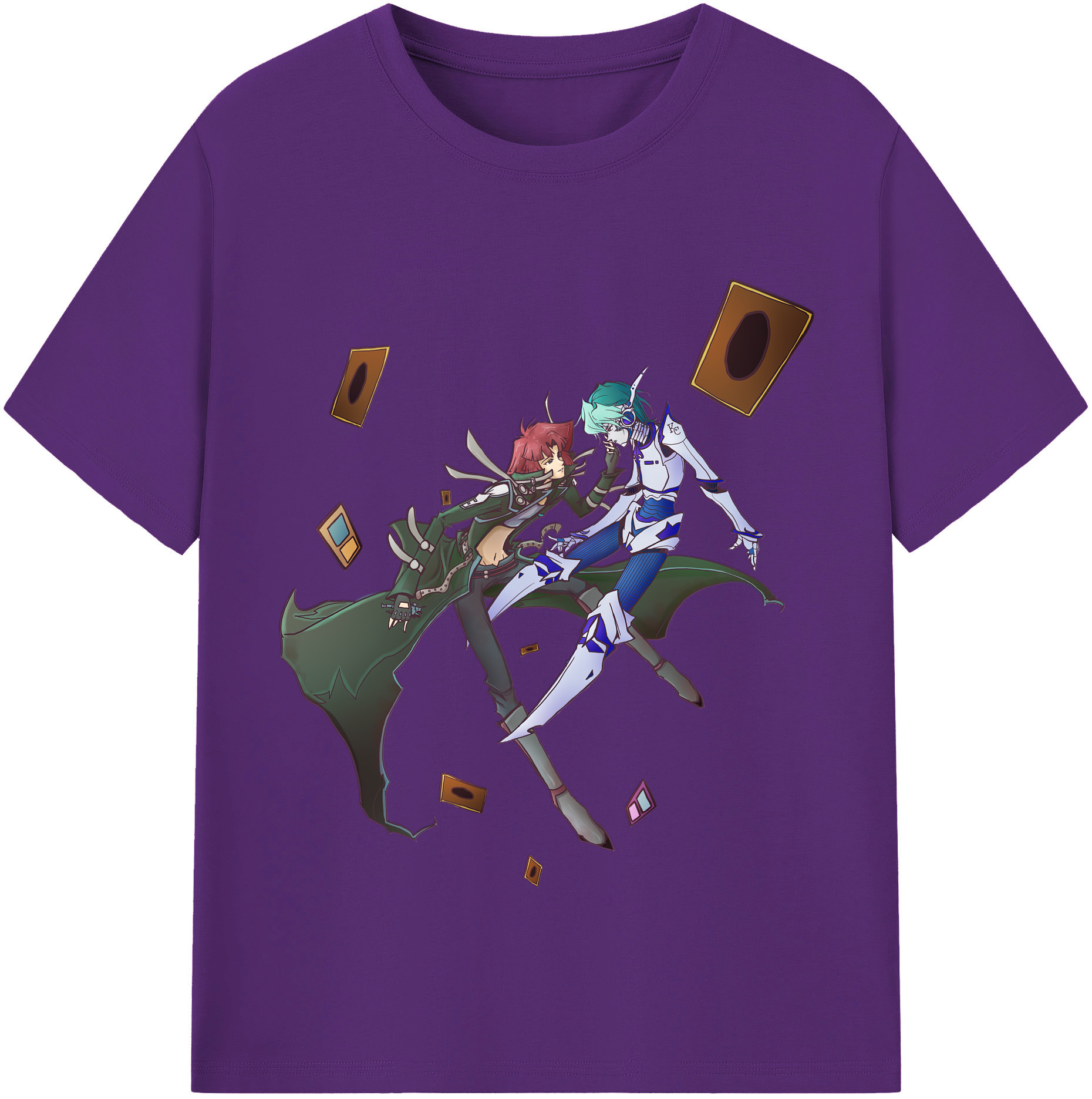 （画像用） 遊☆戯☆王 Yu-Gi-Oh! 綿100％半袖Tシャツ（フロントプリント）