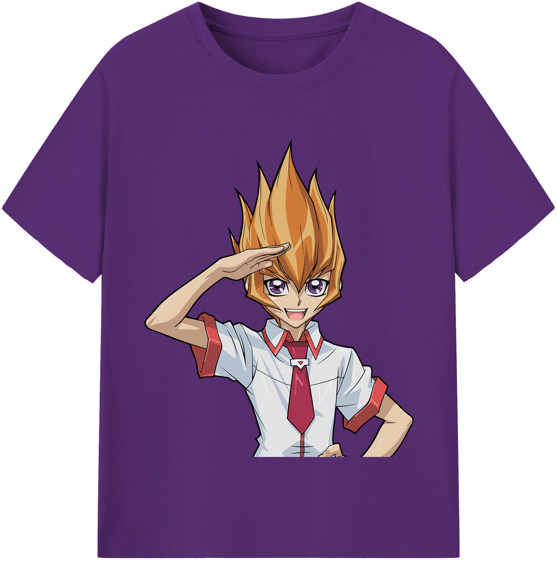 （画像用） 遊☆戯☆王 Yu-Gi-Oh! 綿100％半袖Tシャツ（フロントプリント）
