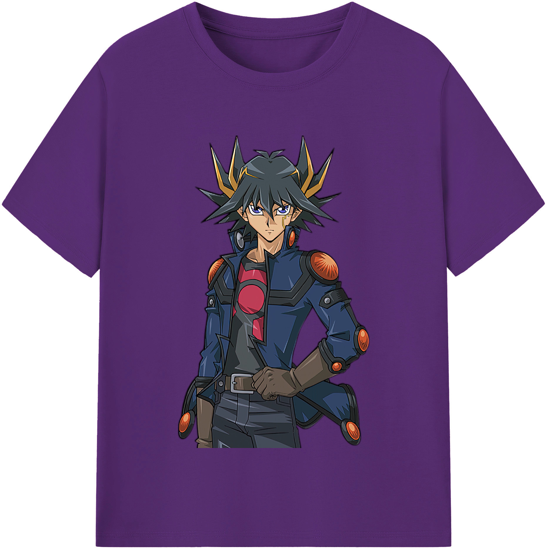 （画像用） 遊☆戯☆王 Yu-Gi-Oh! 綿100％半袖Tシャツ（フロントプリント）