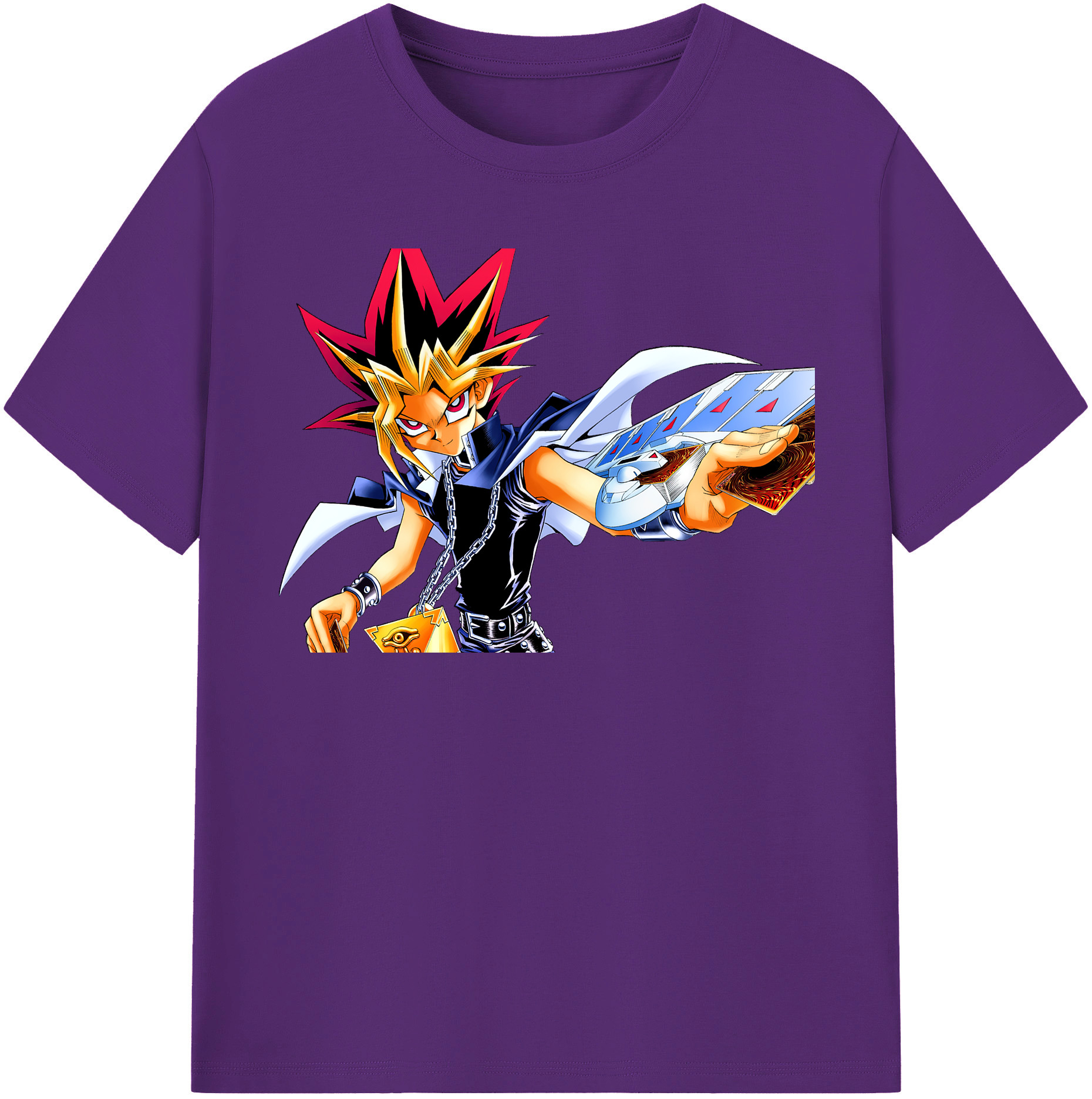 （画像用） 遊☆戯☆王 Yu-Gi-Oh! 綿100％半袖Tシャツ（フロントプリント）