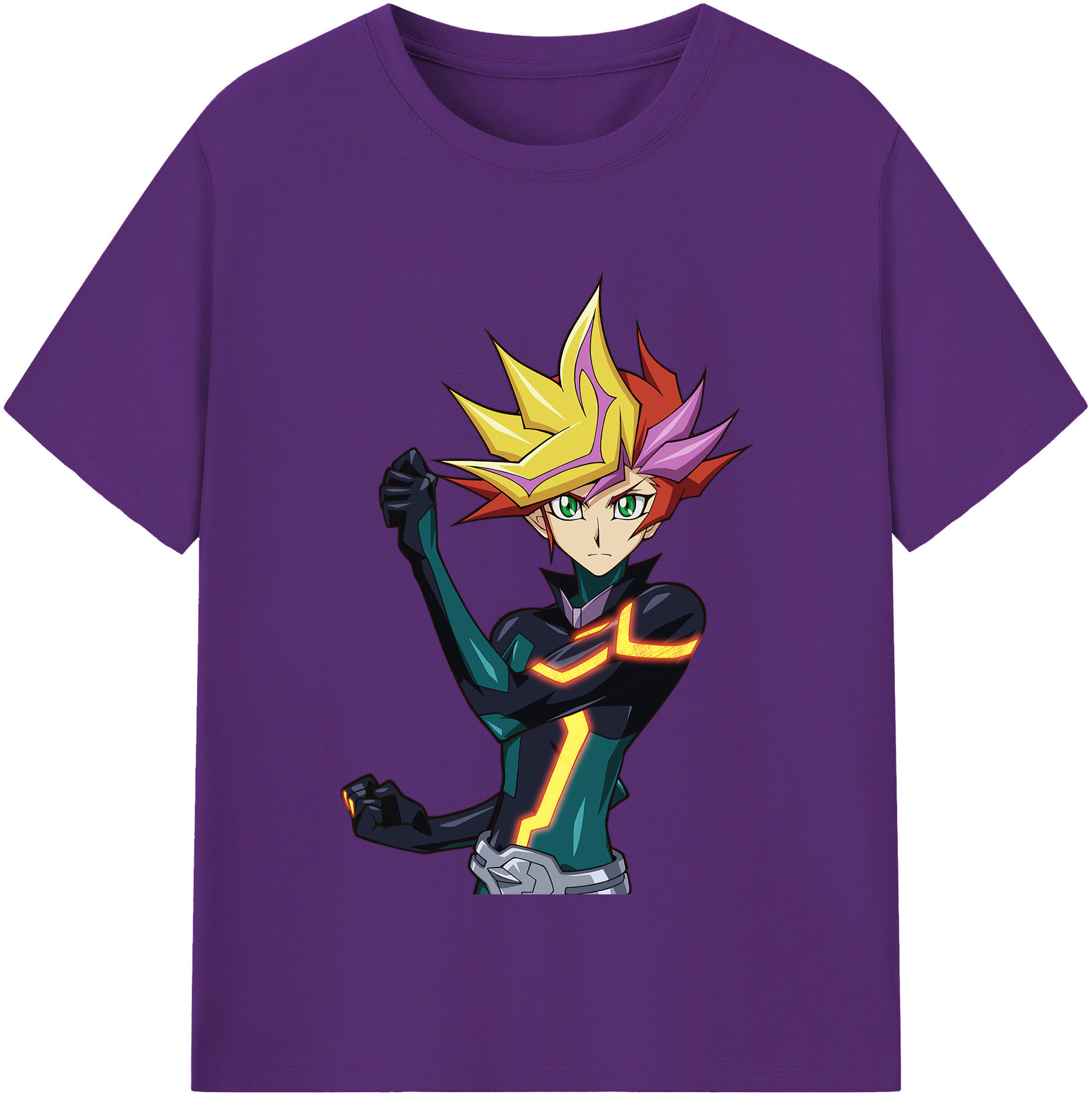 （画像用） 遊☆戯☆王 Yu-Gi-Oh! 綿100％半袖Tシャツ（フロントプリント）
