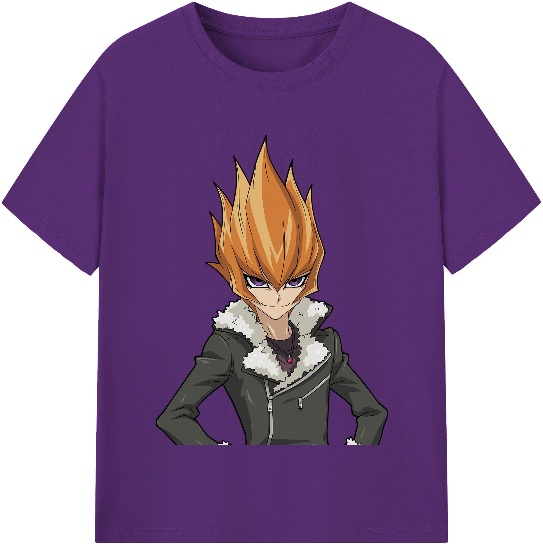 （画像用） 遊☆戯☆王 Yu-Gi-Oh! 綿100％半袖Tシャツ（フロントプリント）