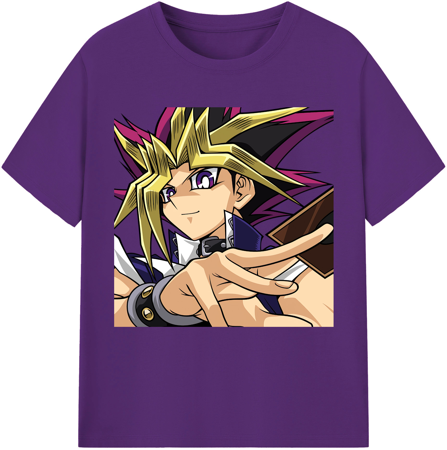 （画像用） 遊☆戯☆王 Yu-Gi-Oh! 綿100％半袖Tシャツ（フロントプリント）
