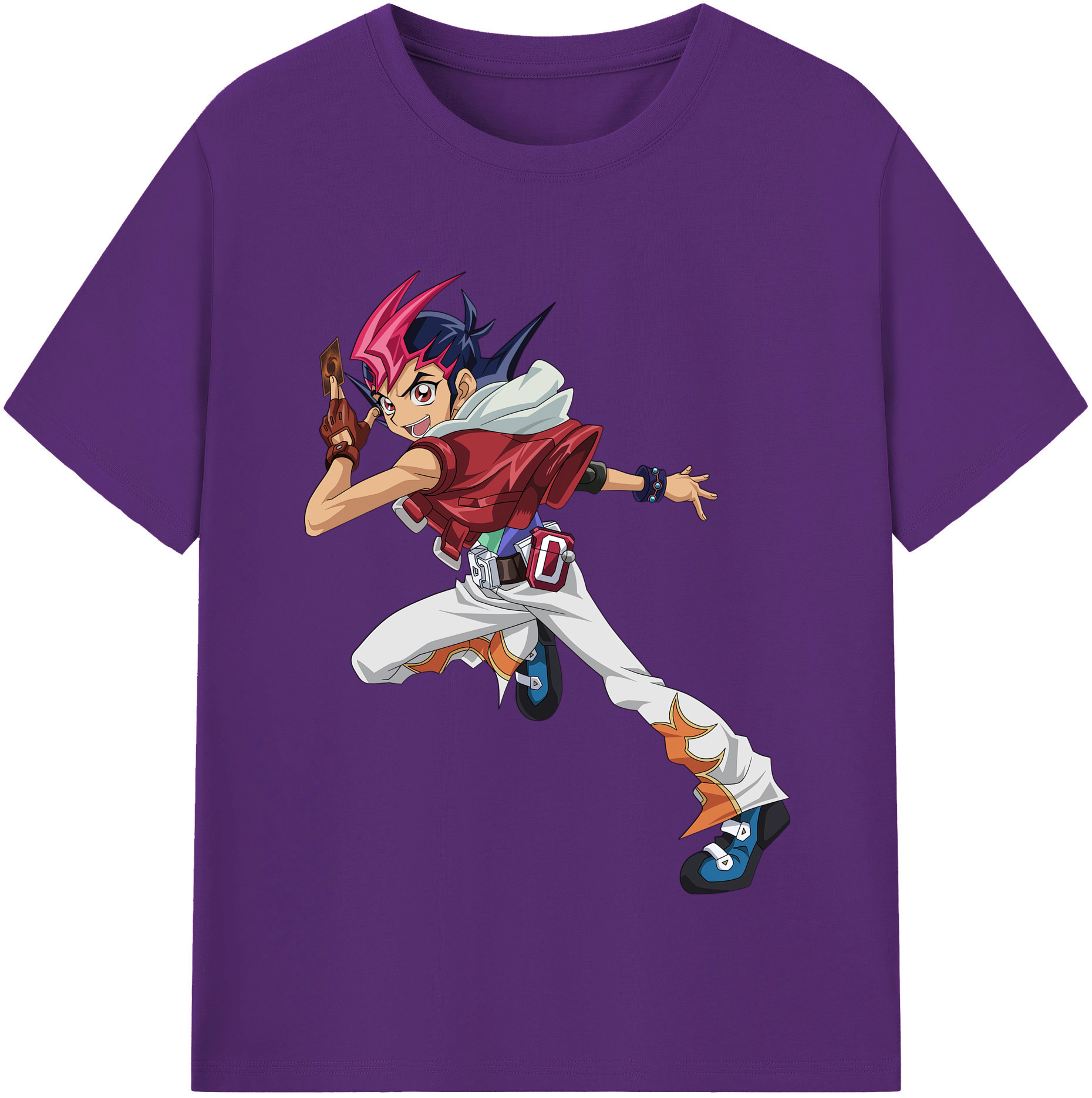 （画像用） 遊☆戯☆王 Yu-Gi-Oh! 綿100％半袖Tシャツ（フロントプリント）
