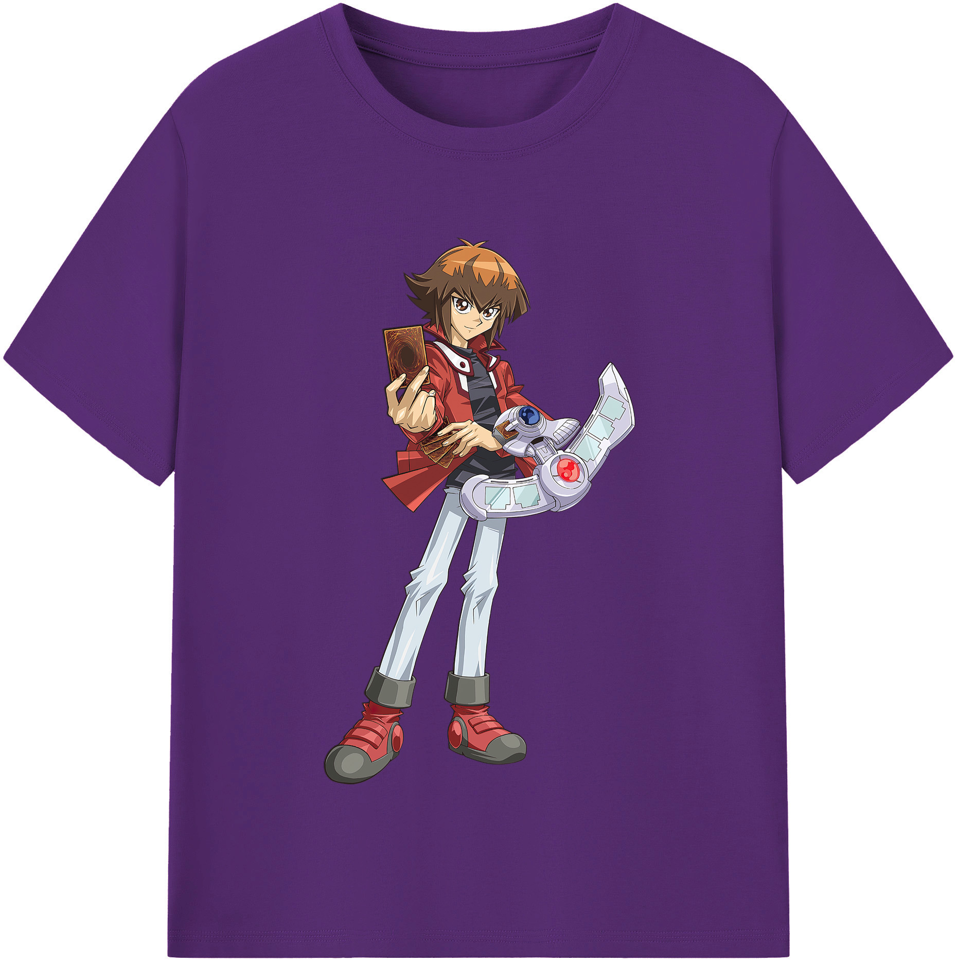 （画像用） 遊☆戯☆王 Yu-Gi-Oh! 綿100％半袖Tシャツ（フロントプリント）