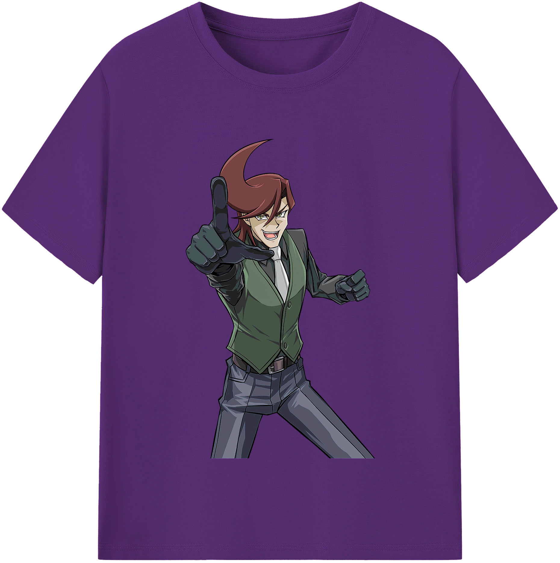 （画像用） 遊☆戯☆王 Yu-Gi-Oh! 綿100％半袖Tシャツ（フロントプリント）