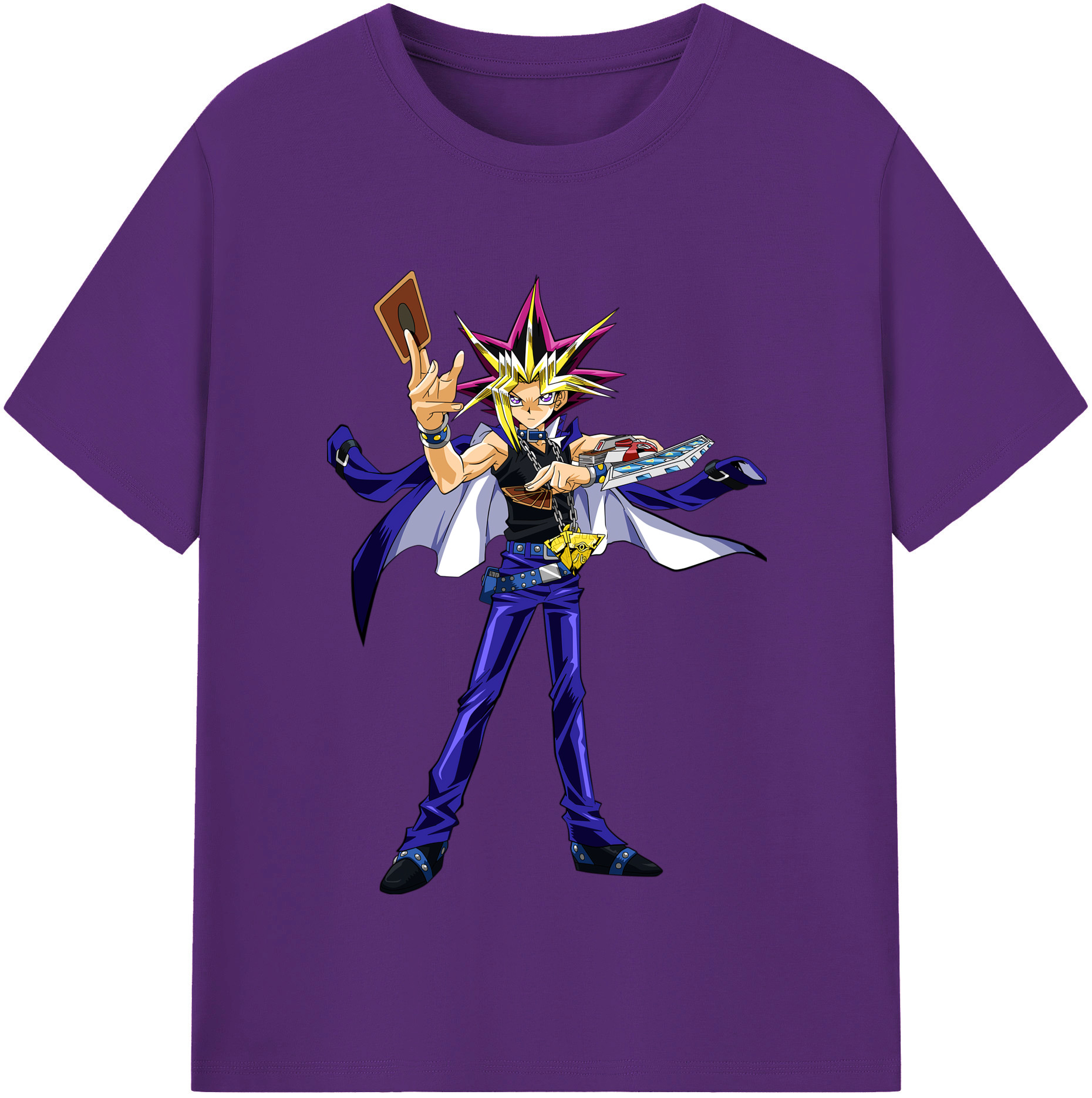 （画像用） 遊☆戯☆王 Yu-Gi-Oh! 綿100％半袖Tシャツ（フロントプリント）