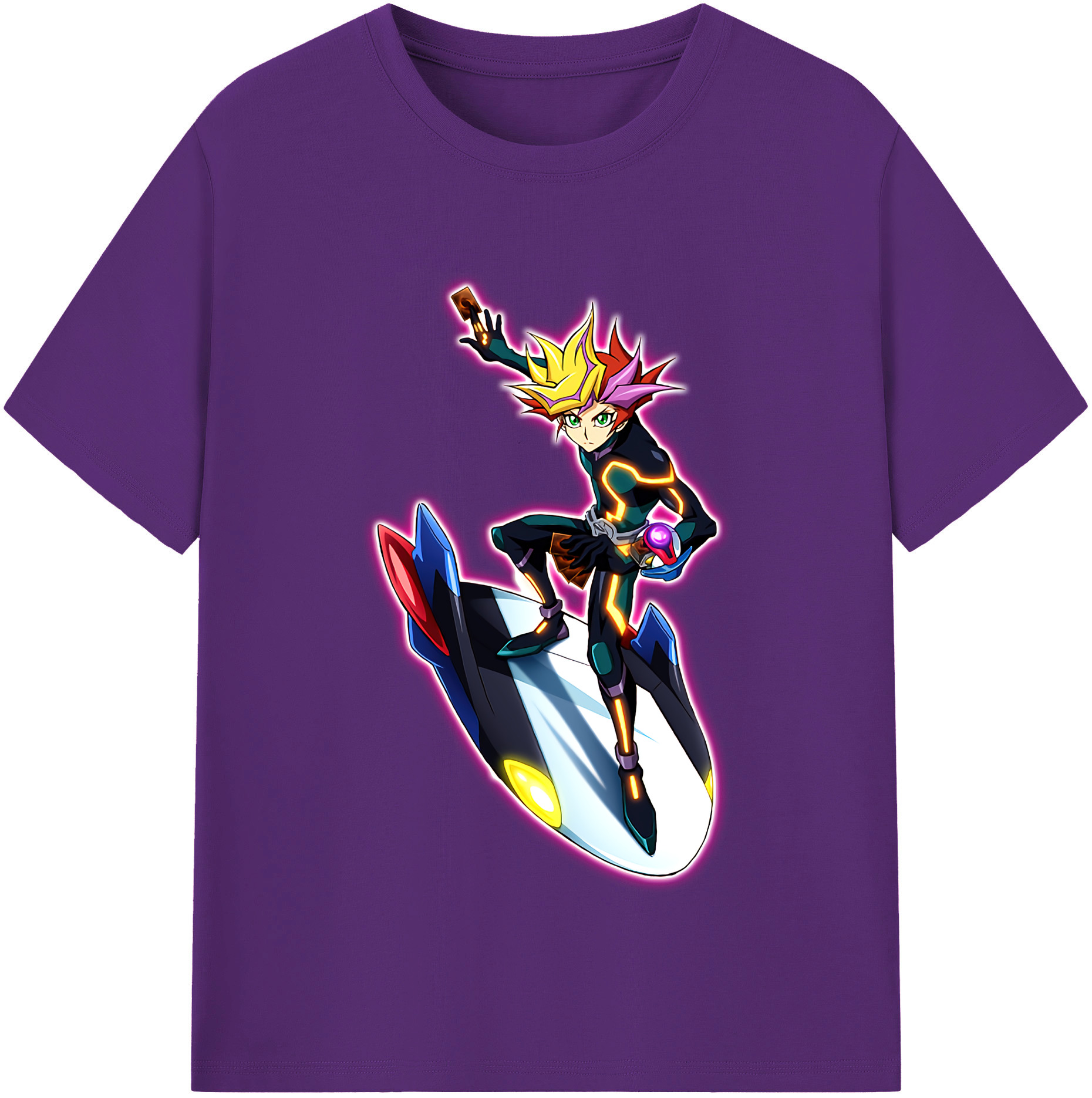 （画像用） 遊☆戯☆王 Yu-Gi-Oh! 綿100％半袖Tシャツ（フロントプリント）
