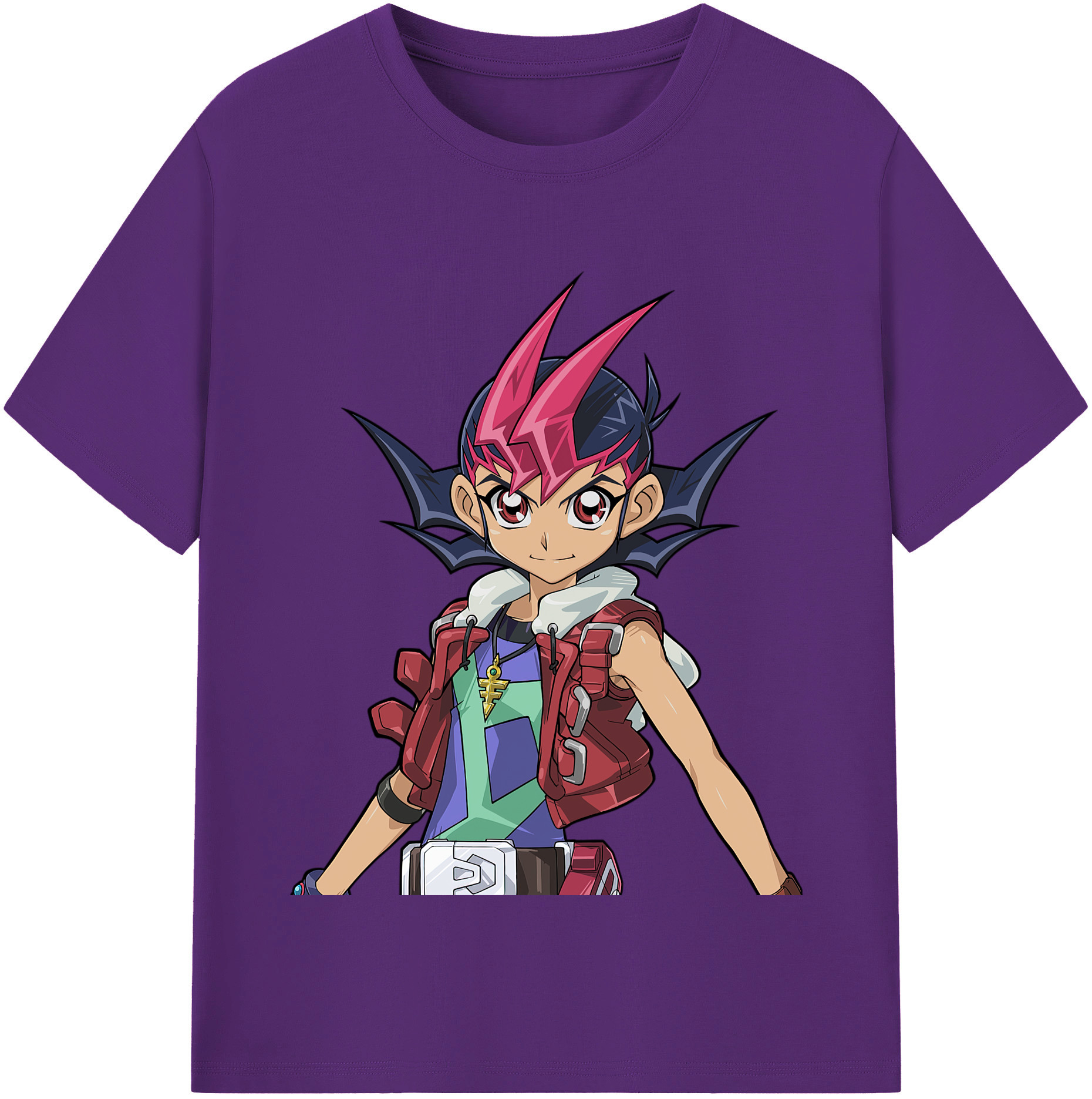 （画像用） 遊☆戯☆王 Yu-Gi-Oh! 綿100％半袖Tシャツ（フロントプリント）