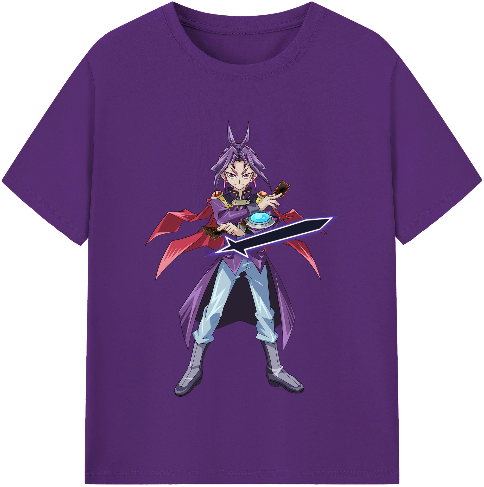 （画像用） 遊☆戯☆王 Yu-Gi-Oh! 綿100％半袖Tシャツ（フロントプリント）