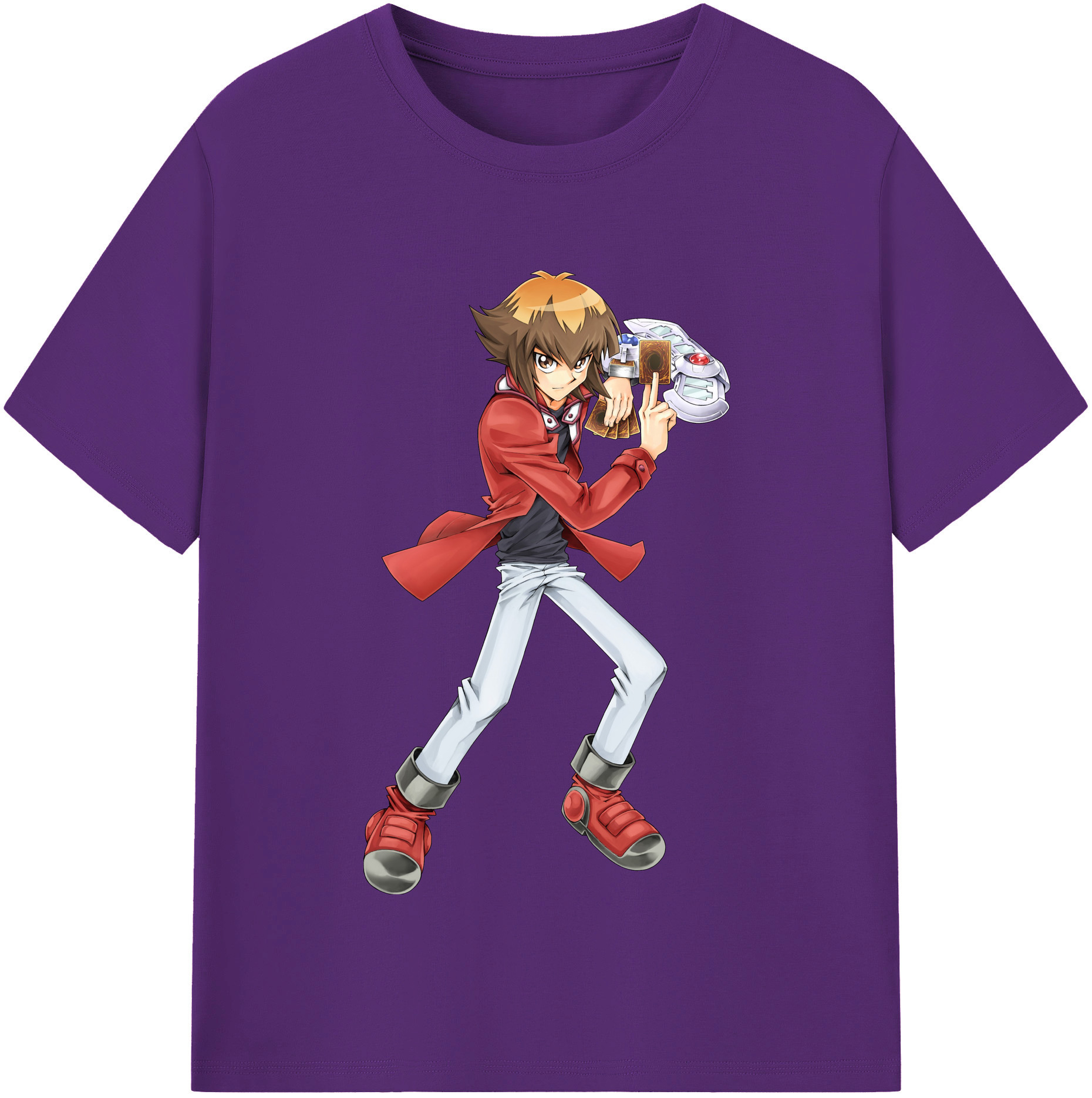 （画像用） 遊☆戯☆王 Yu-Gi-Oh! 綿100％半袖Tシャツ（フロントプリント）